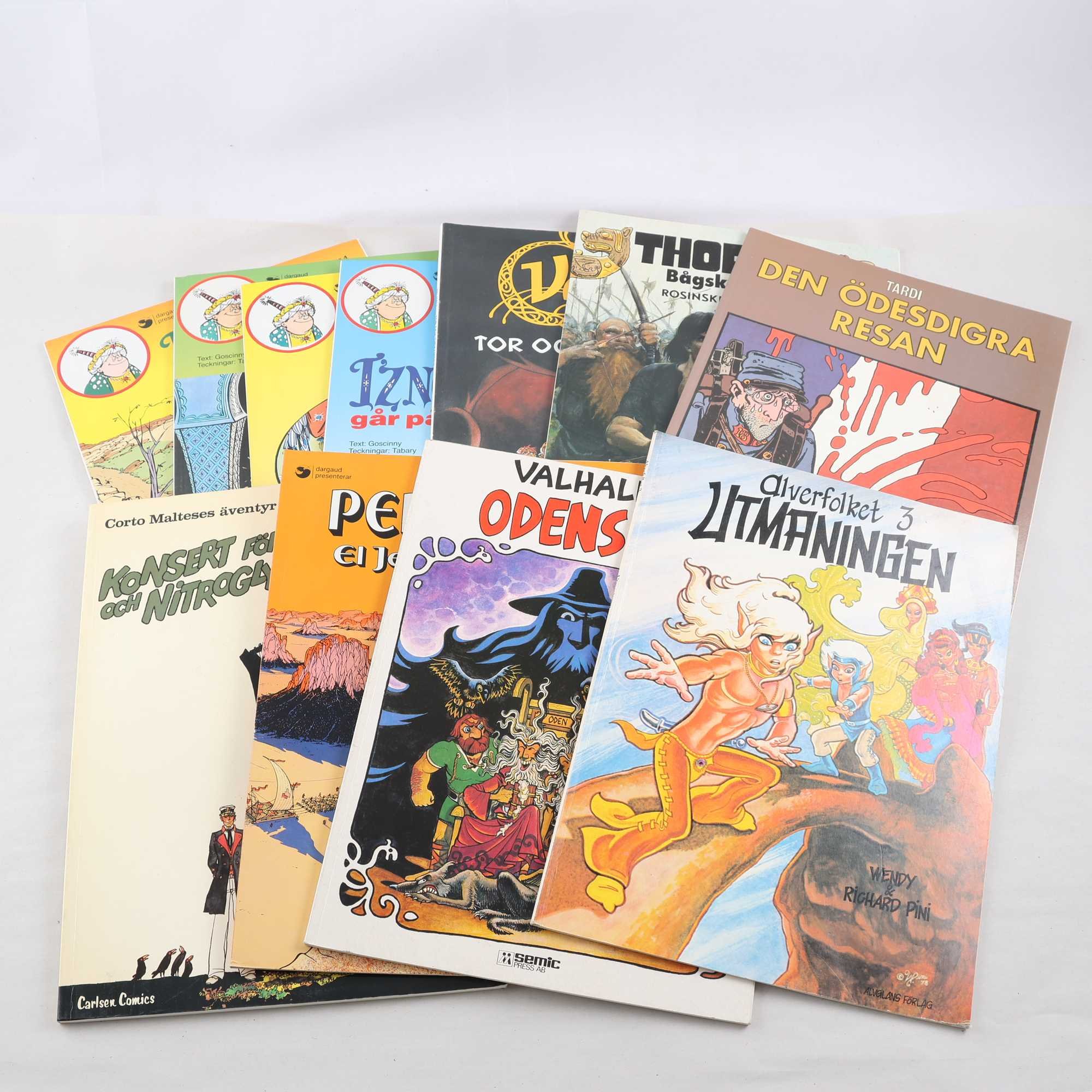 Diverse seriealbum, 1980-90-tal, 11 volymer