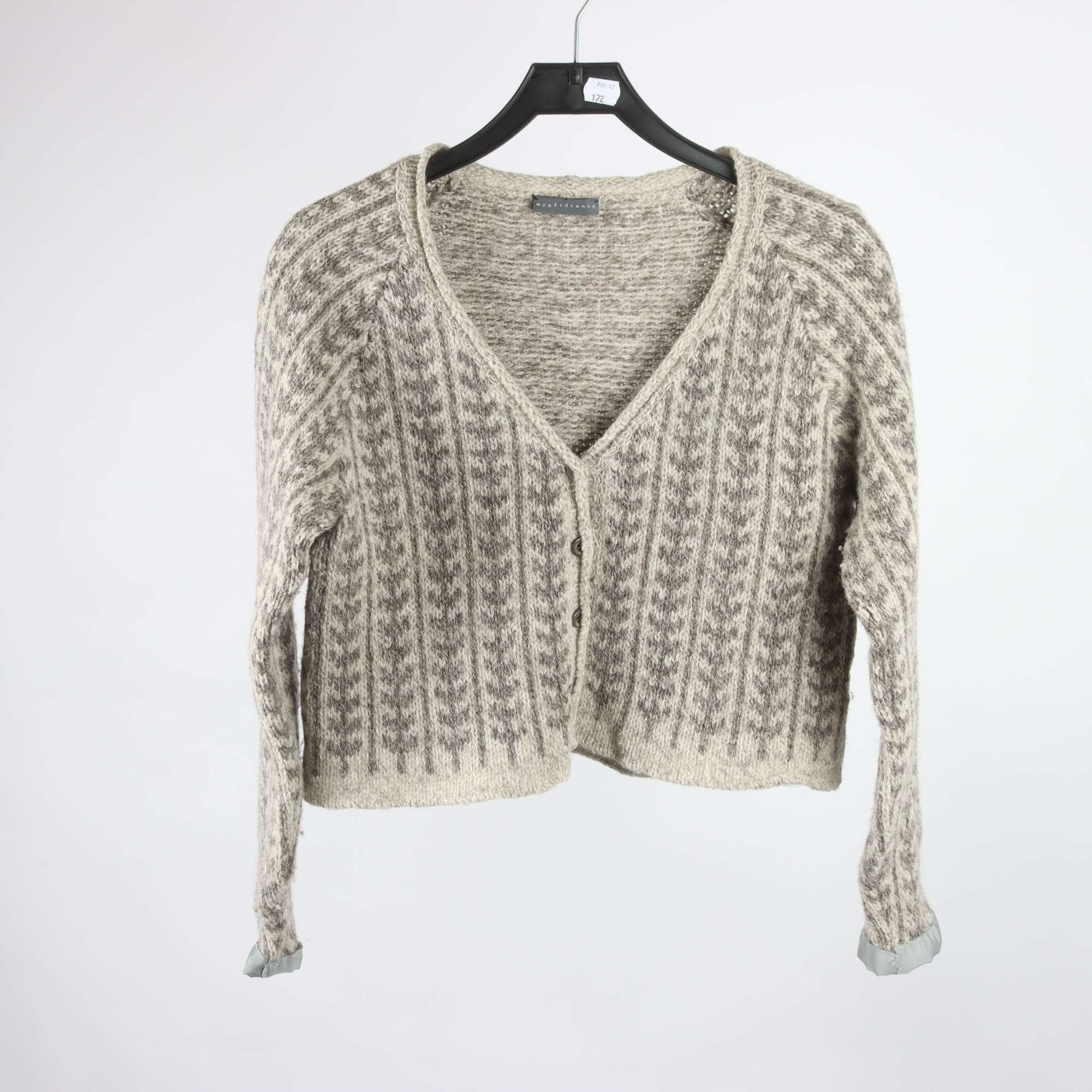 Kofta, Nygårdsanna, mönstrad, stl. L