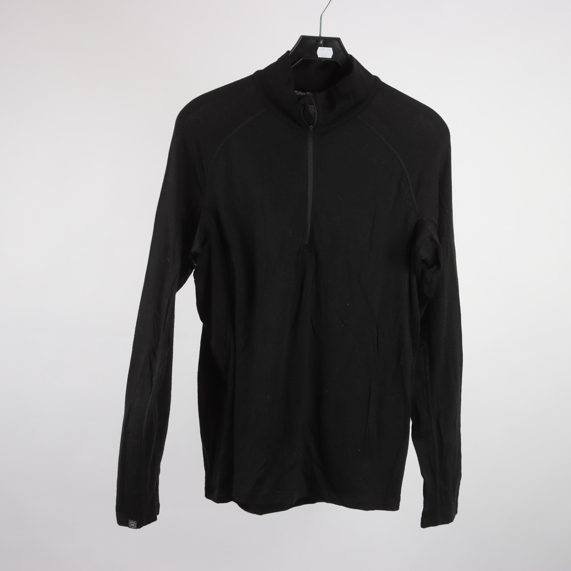 Tröja, Lundhags, svart, merinoull, stl. L.