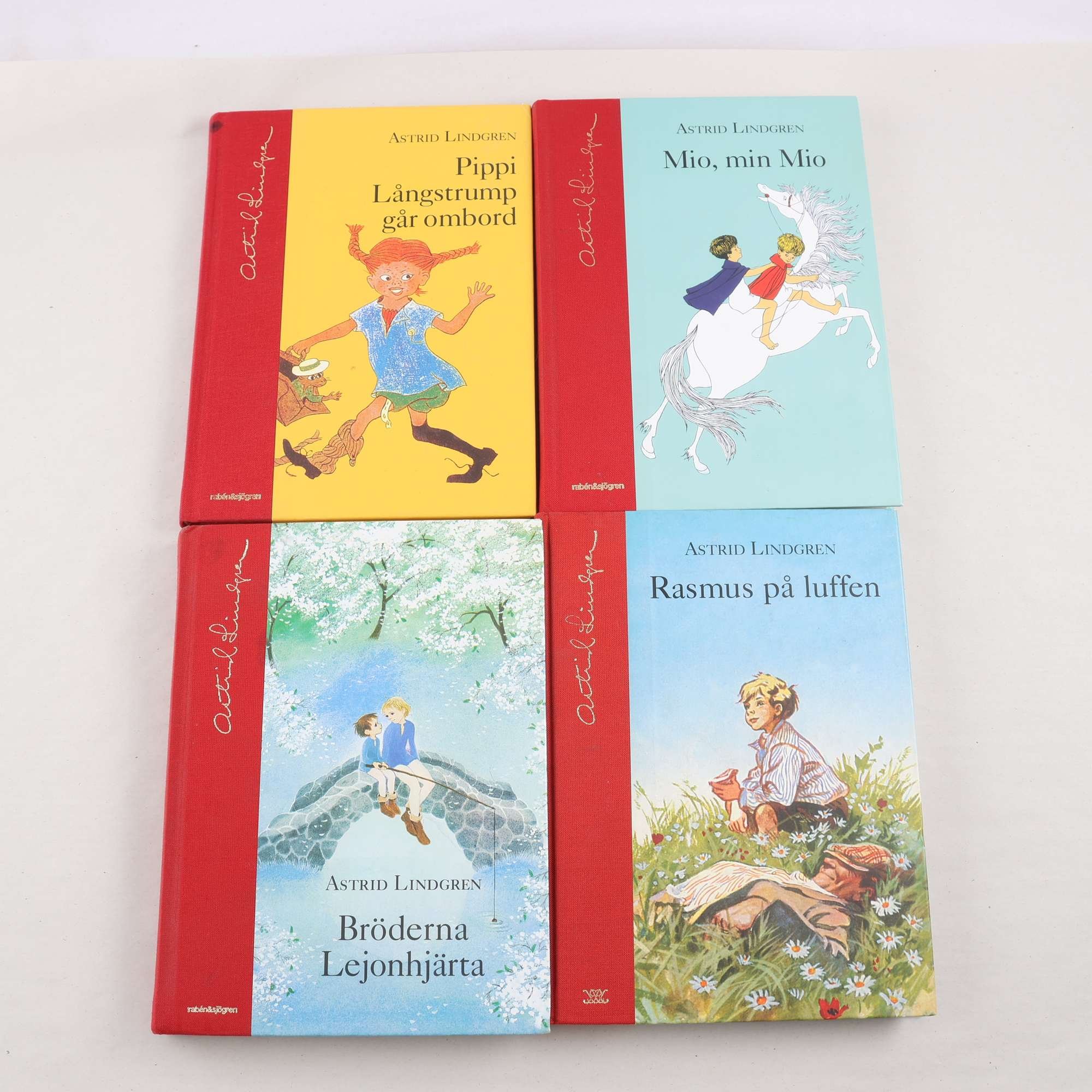 Astrid Lindgren, bokpaket med 4 volymer