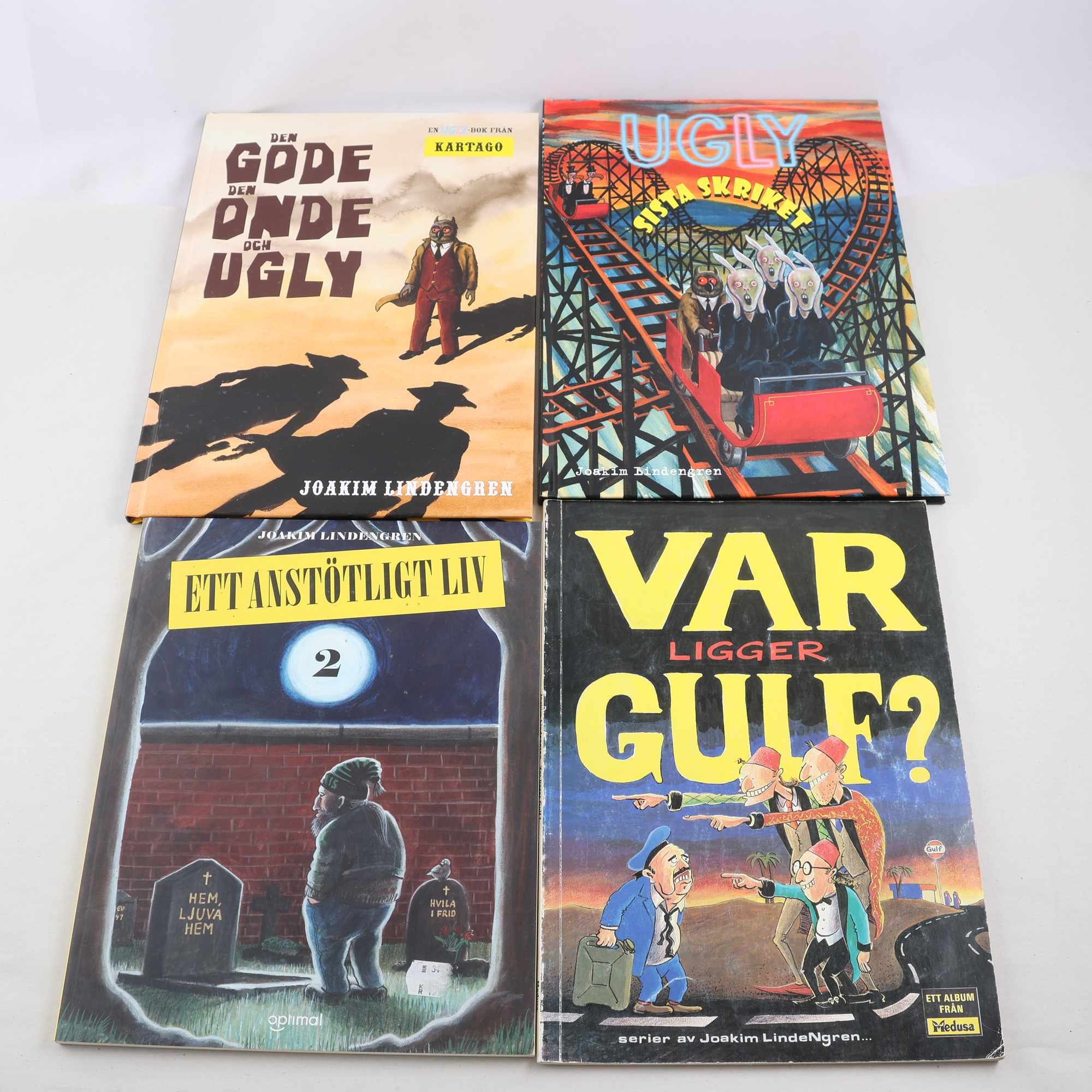 Joakim Lindengren, bokpaket med 4 album