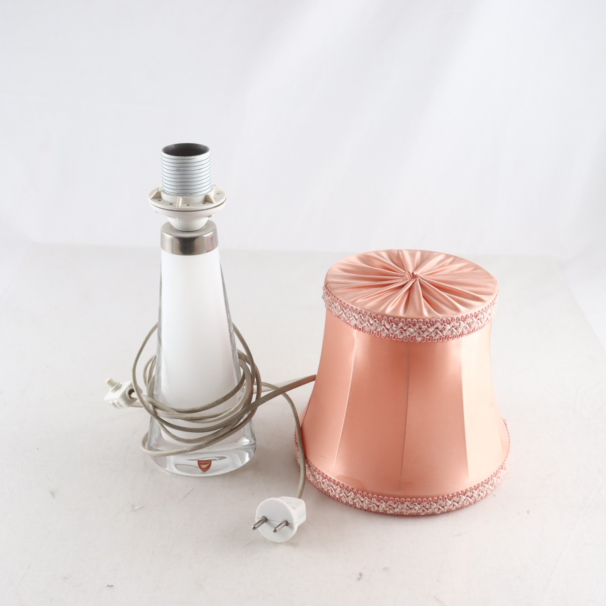 Bordslampa, Orrefors. Samfraktas ej.