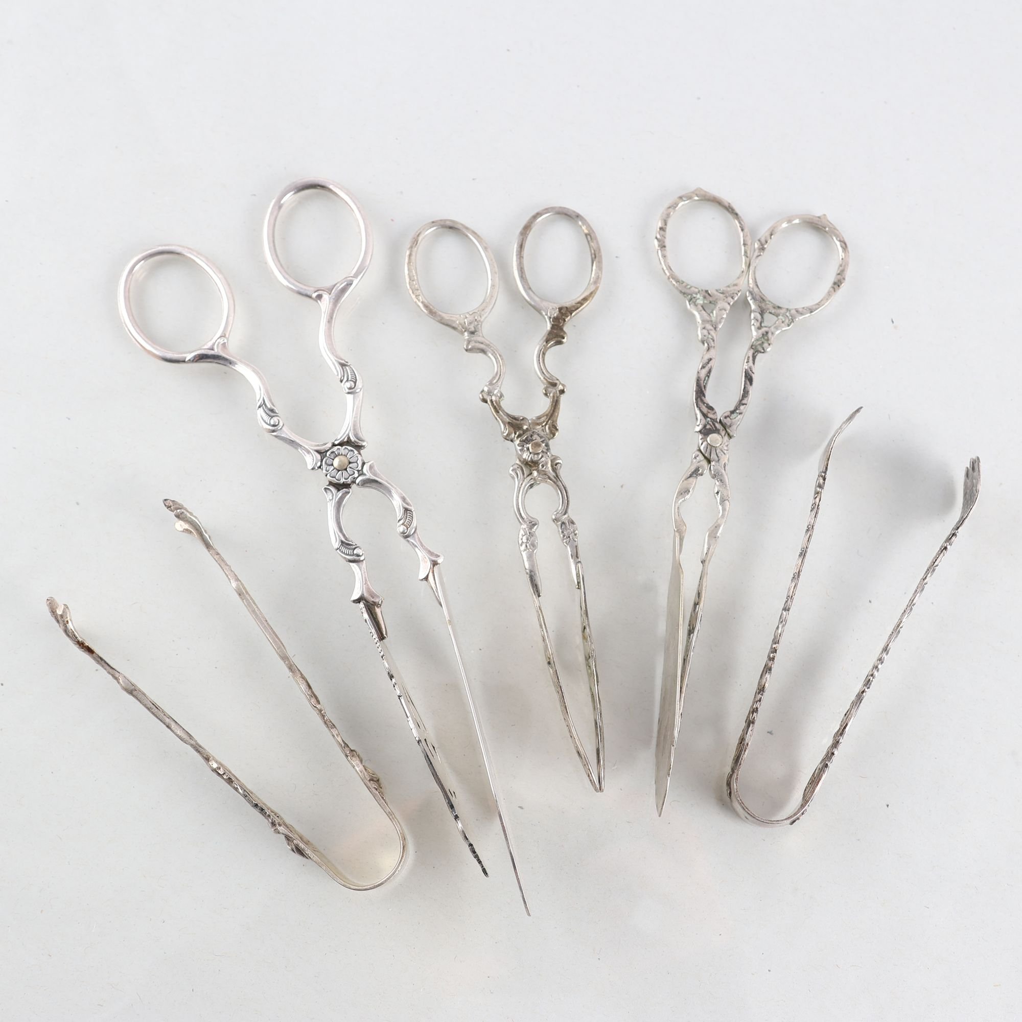 Tänger, silver, kattfot