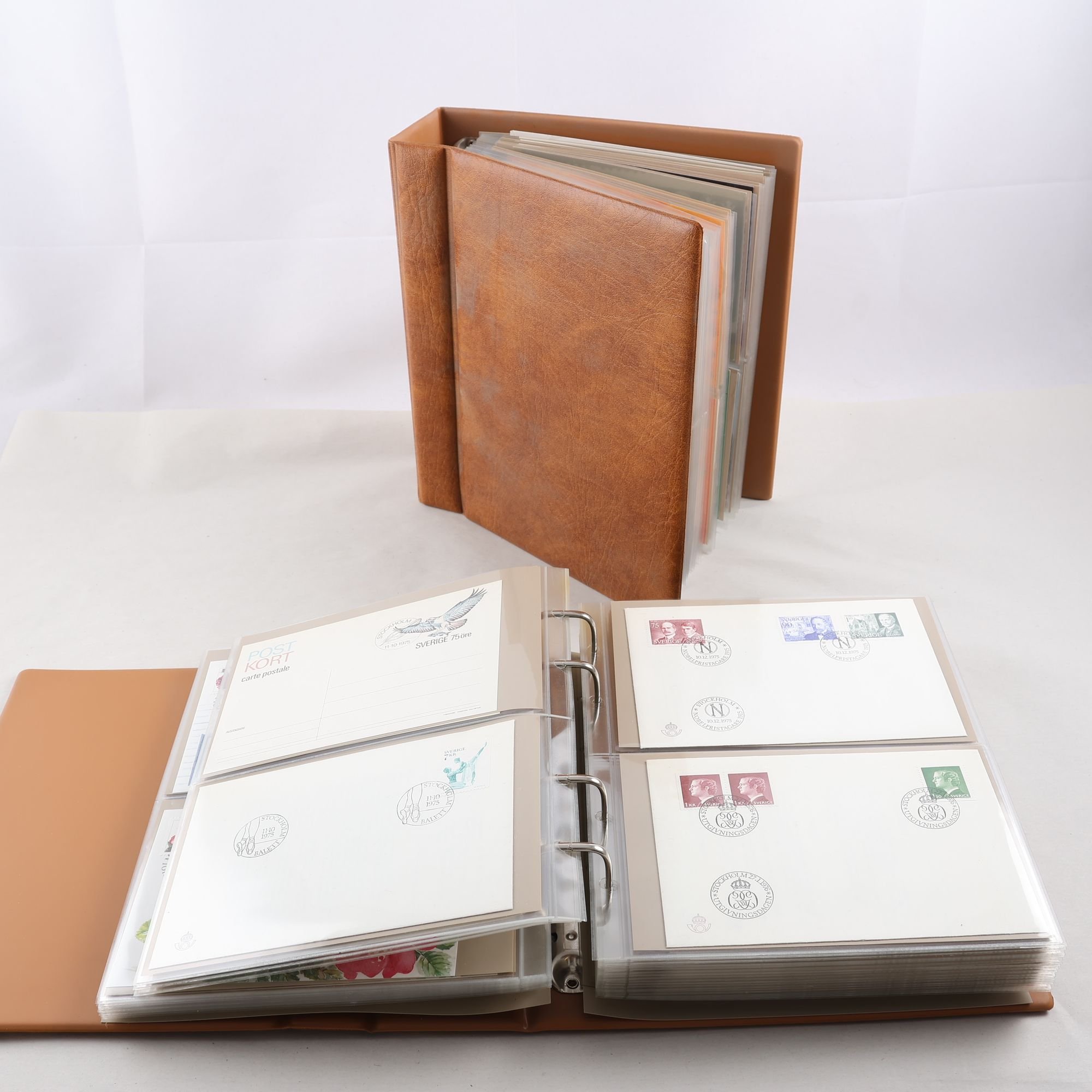 Samling maximikort & postbrev. Samfraktas ej.