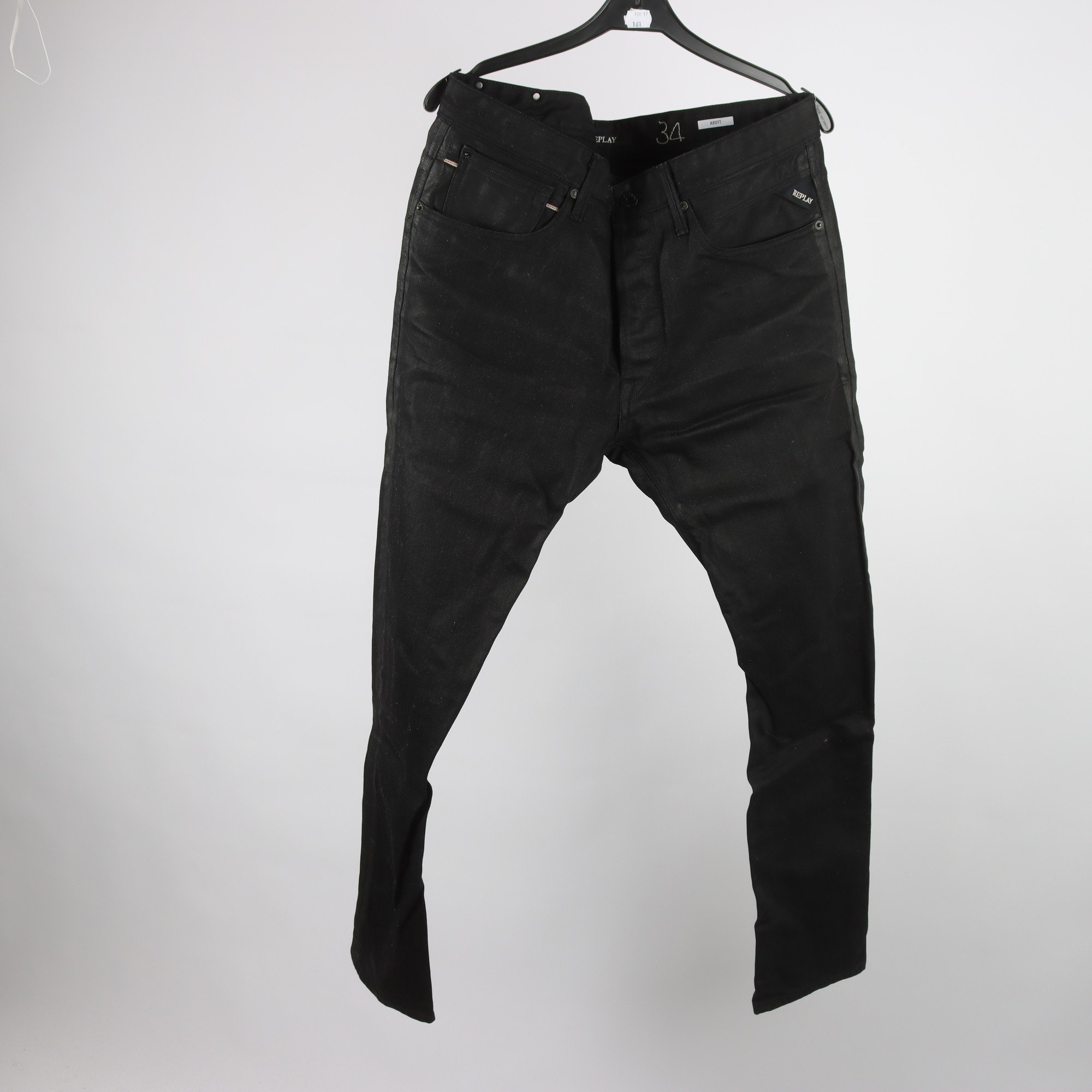 Jeans, Replay, svart, stl. 34