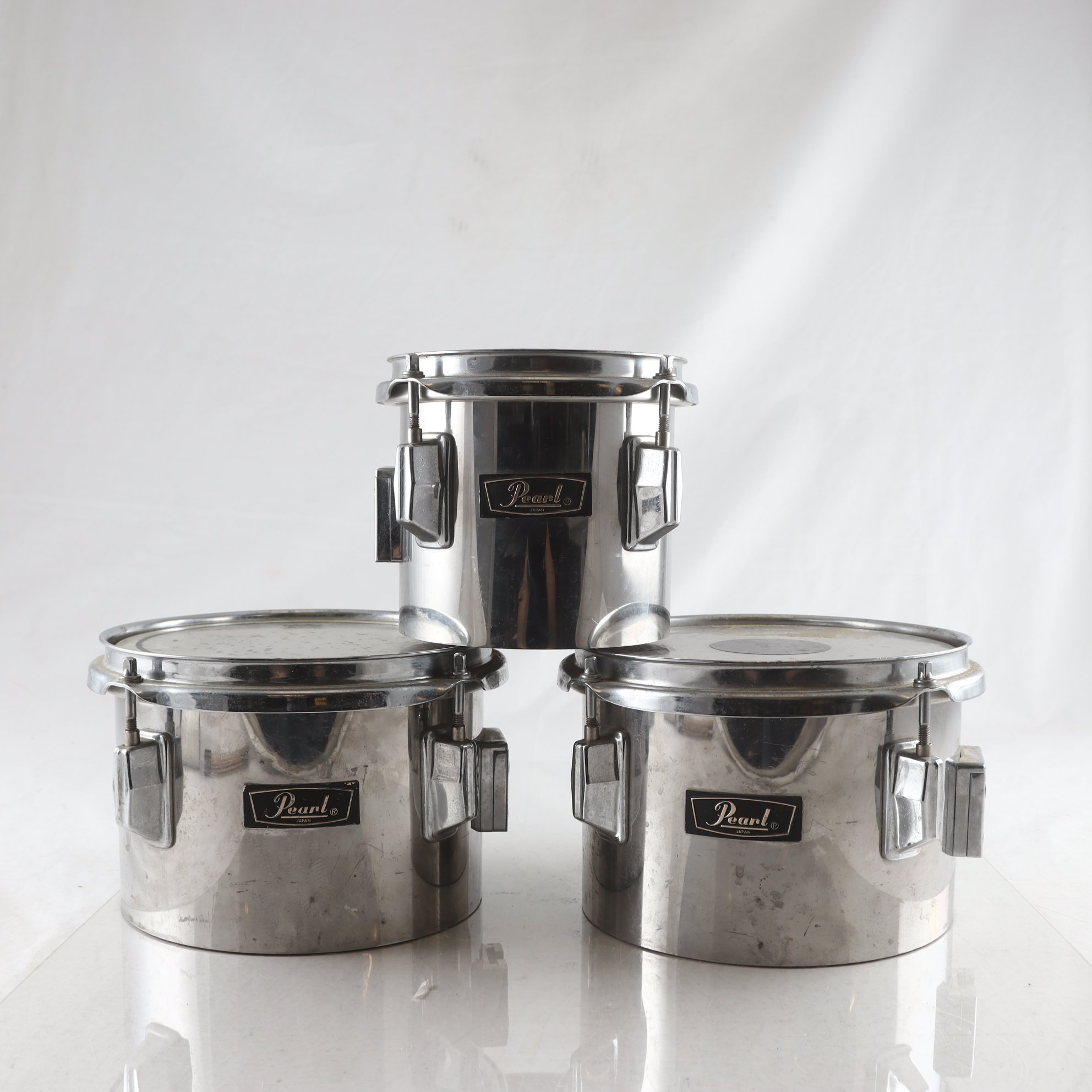 Trummor, Pearl japan, 3 st. Samfraktas ej.