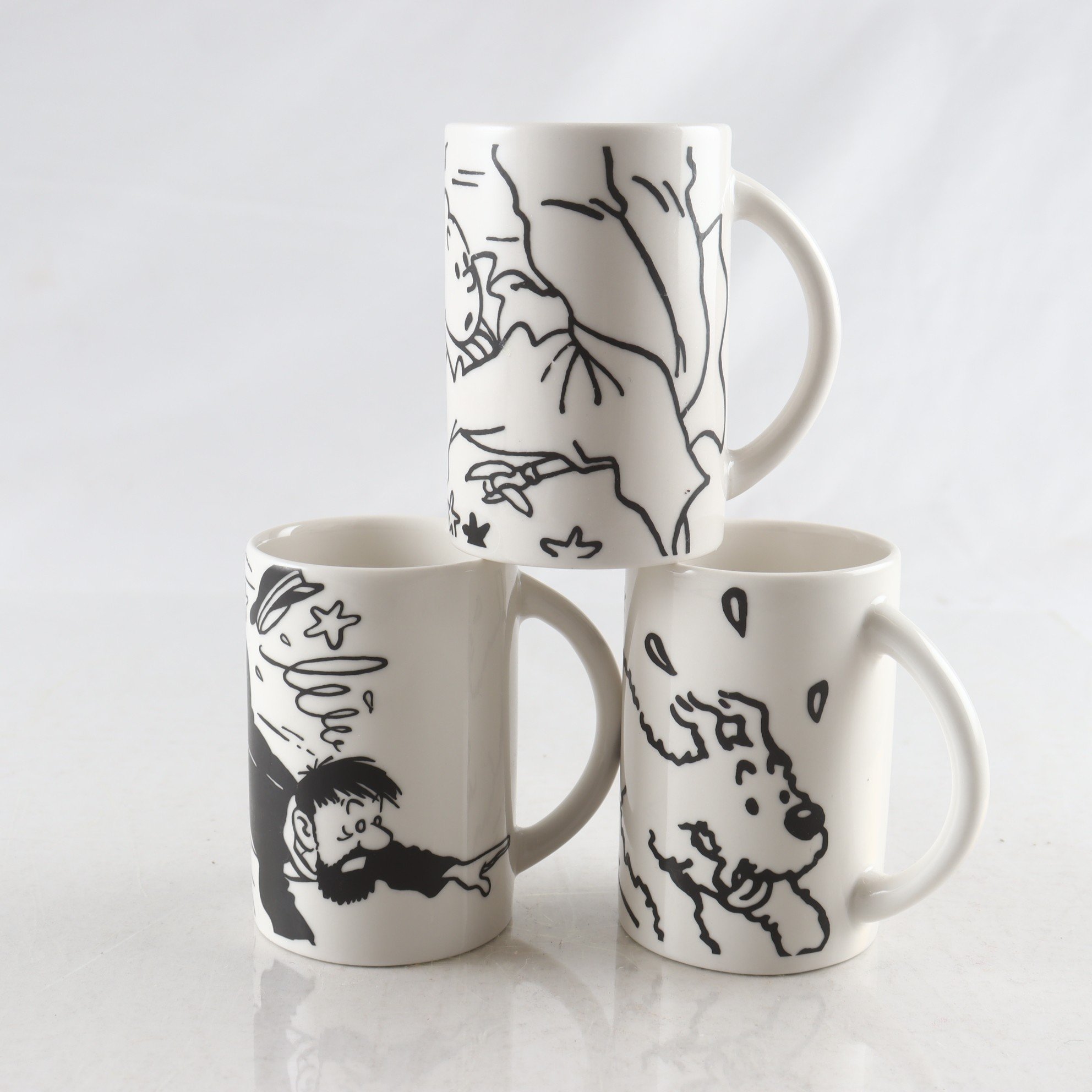 Muggar, tintin, 3 st