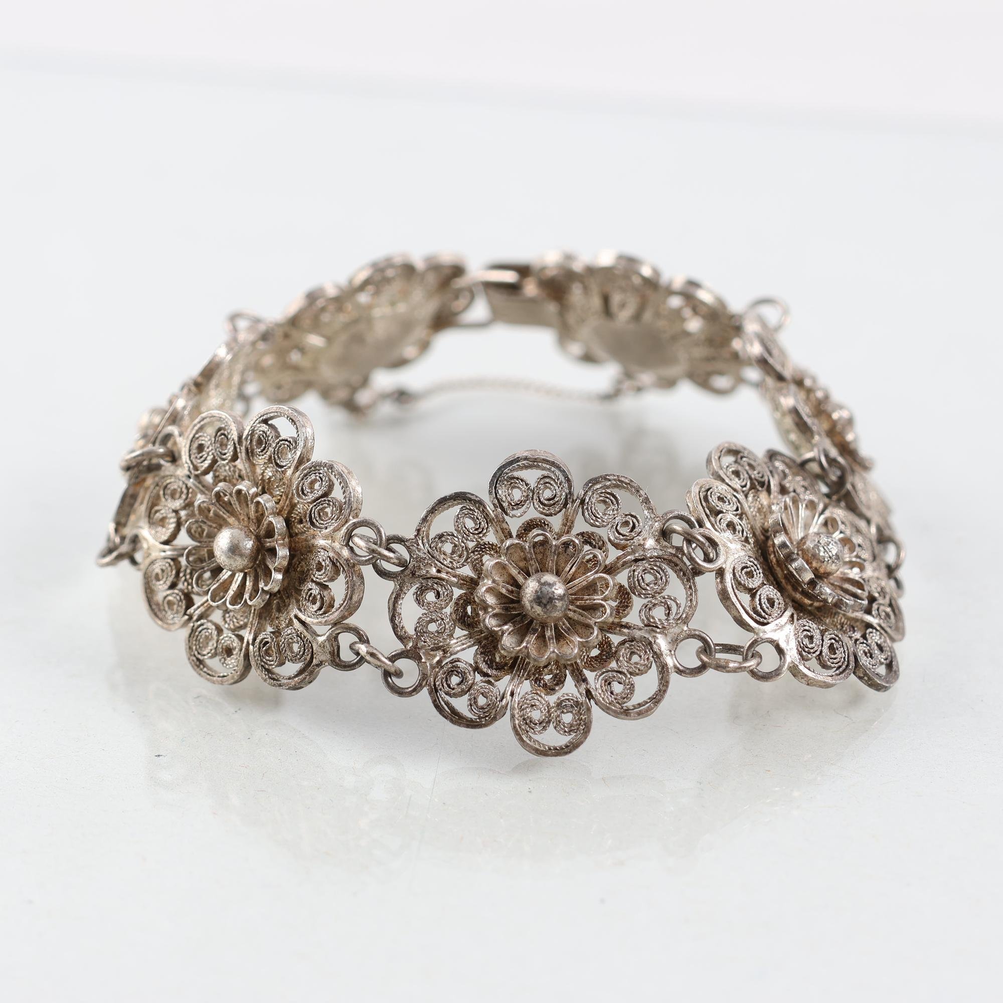 Armband, silver, vikt: 31.1g