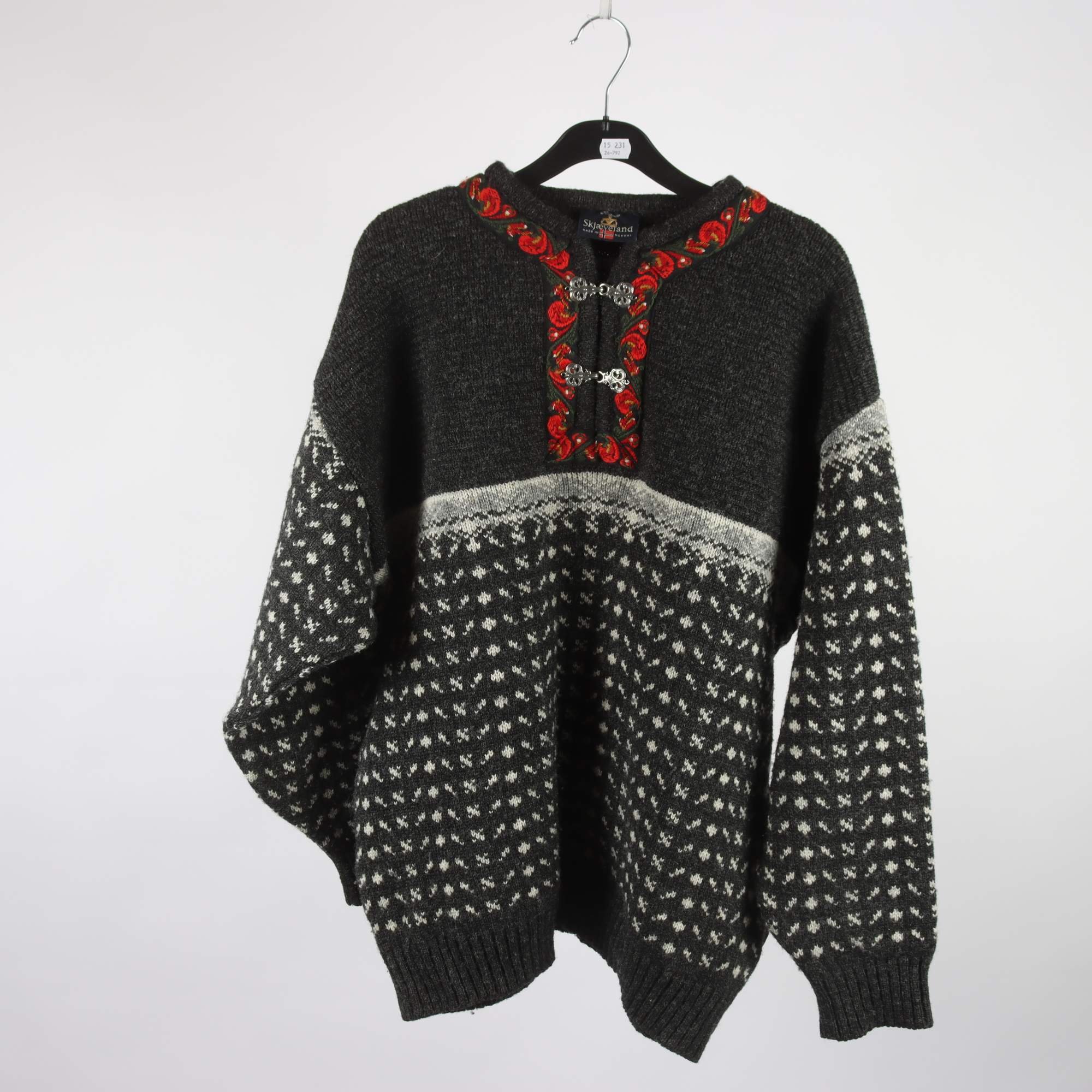 Lusekofta, Skjaeveland, 100% ull, stl. L