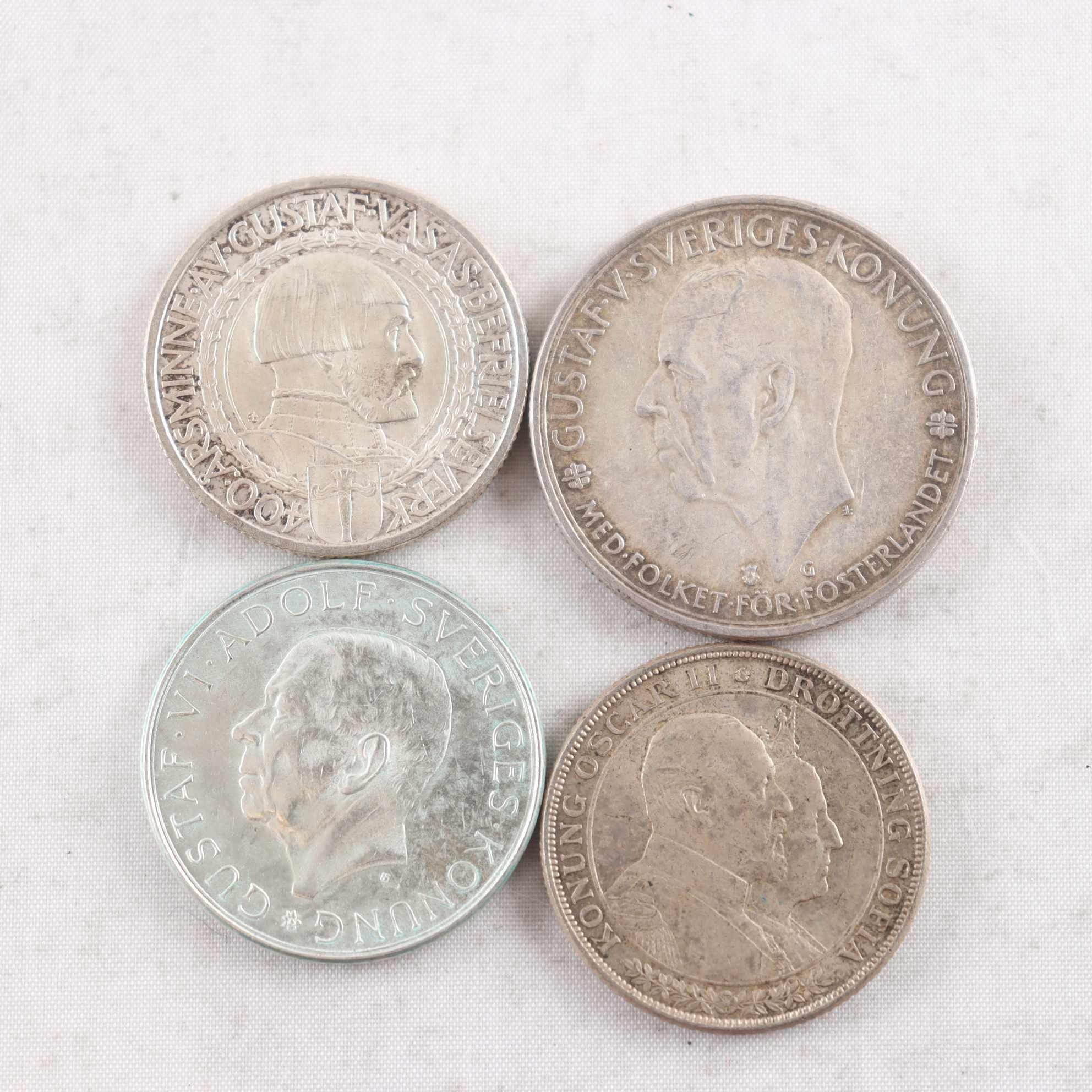 Svenska mynt, Silver