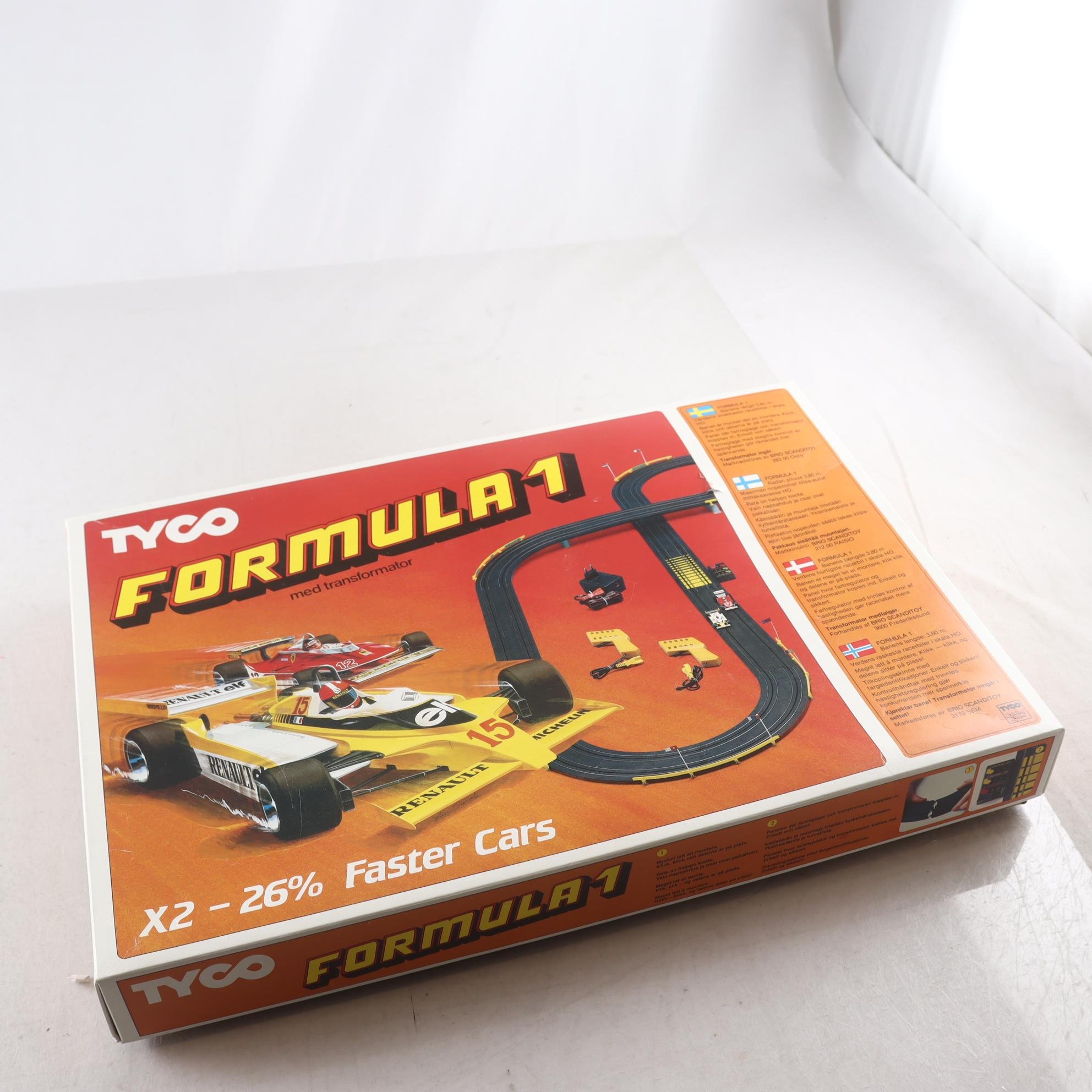 Bilbana, Tyco, formula 1. Samfraktas ej.