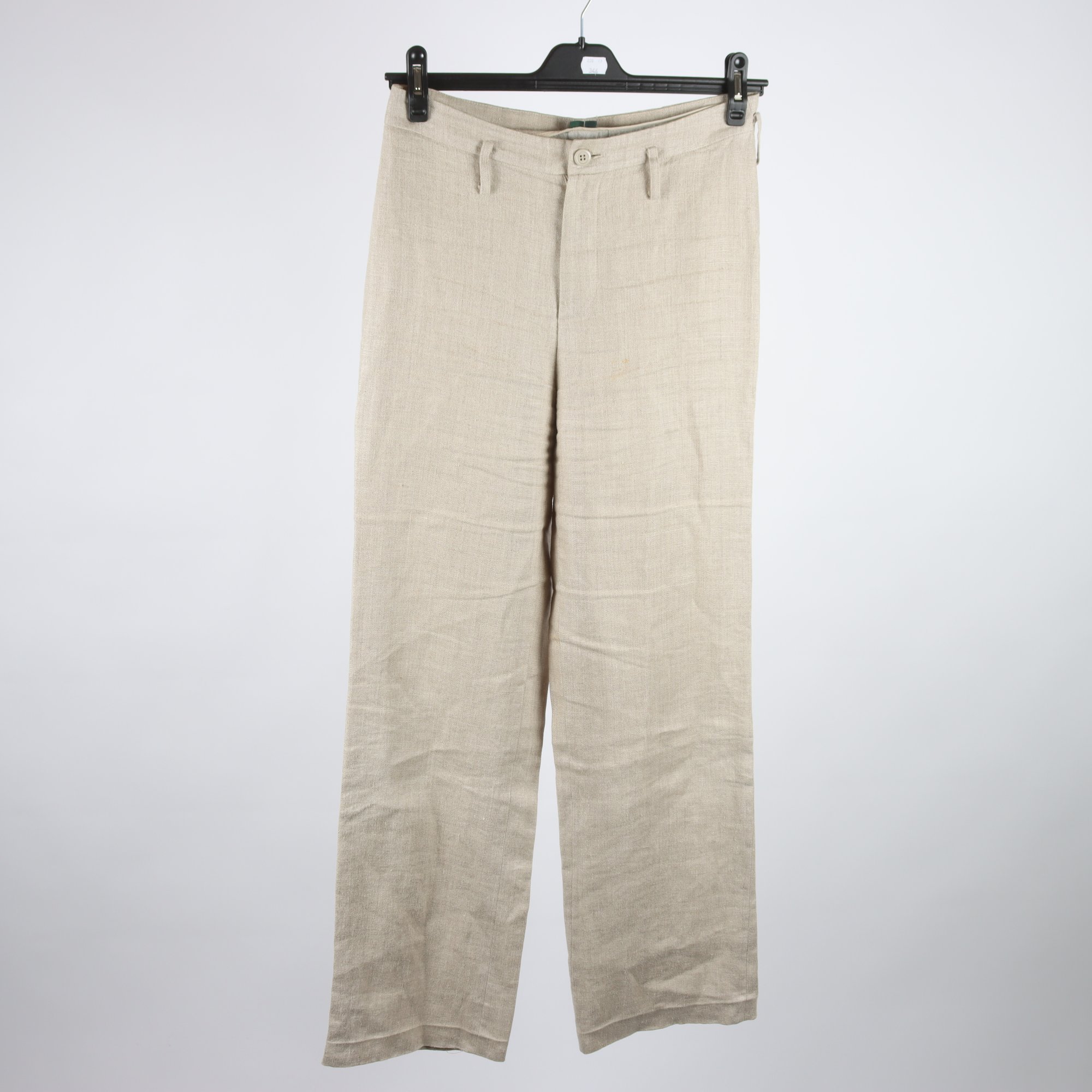 Byxor, Hobbs, beige, 100% lin, stl. 40.