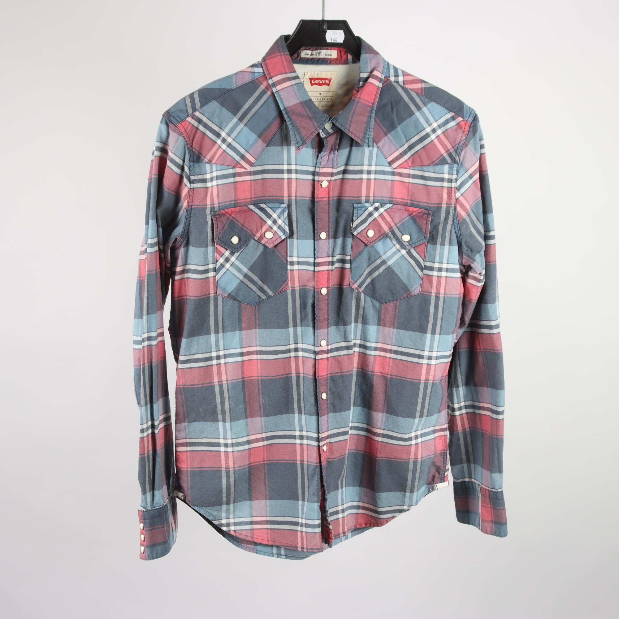 Skjorta, Levis, flerfärgad, rutig, stl. M