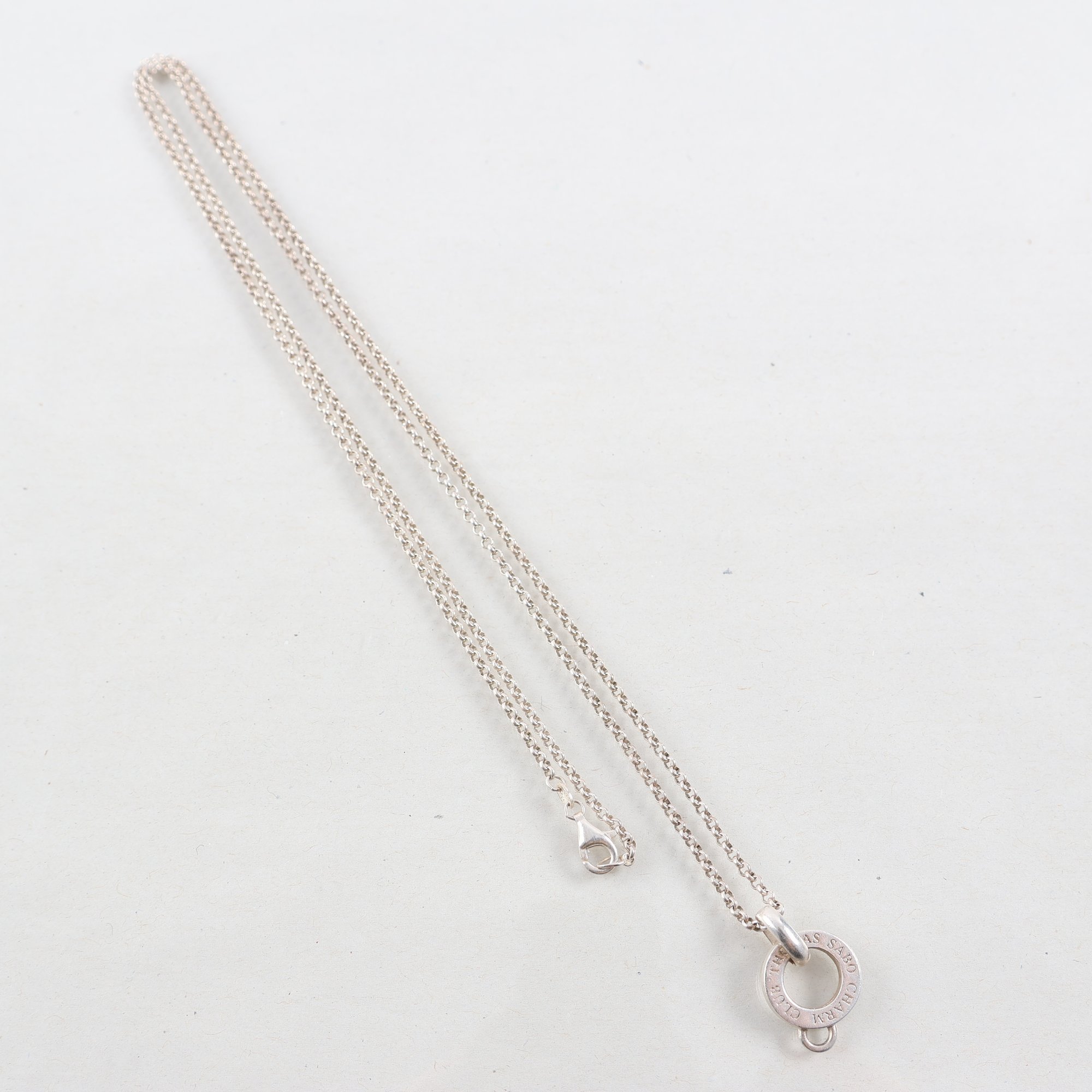 Halsband & hänge, Thomas Sabo, silver, vikt: 8.7g