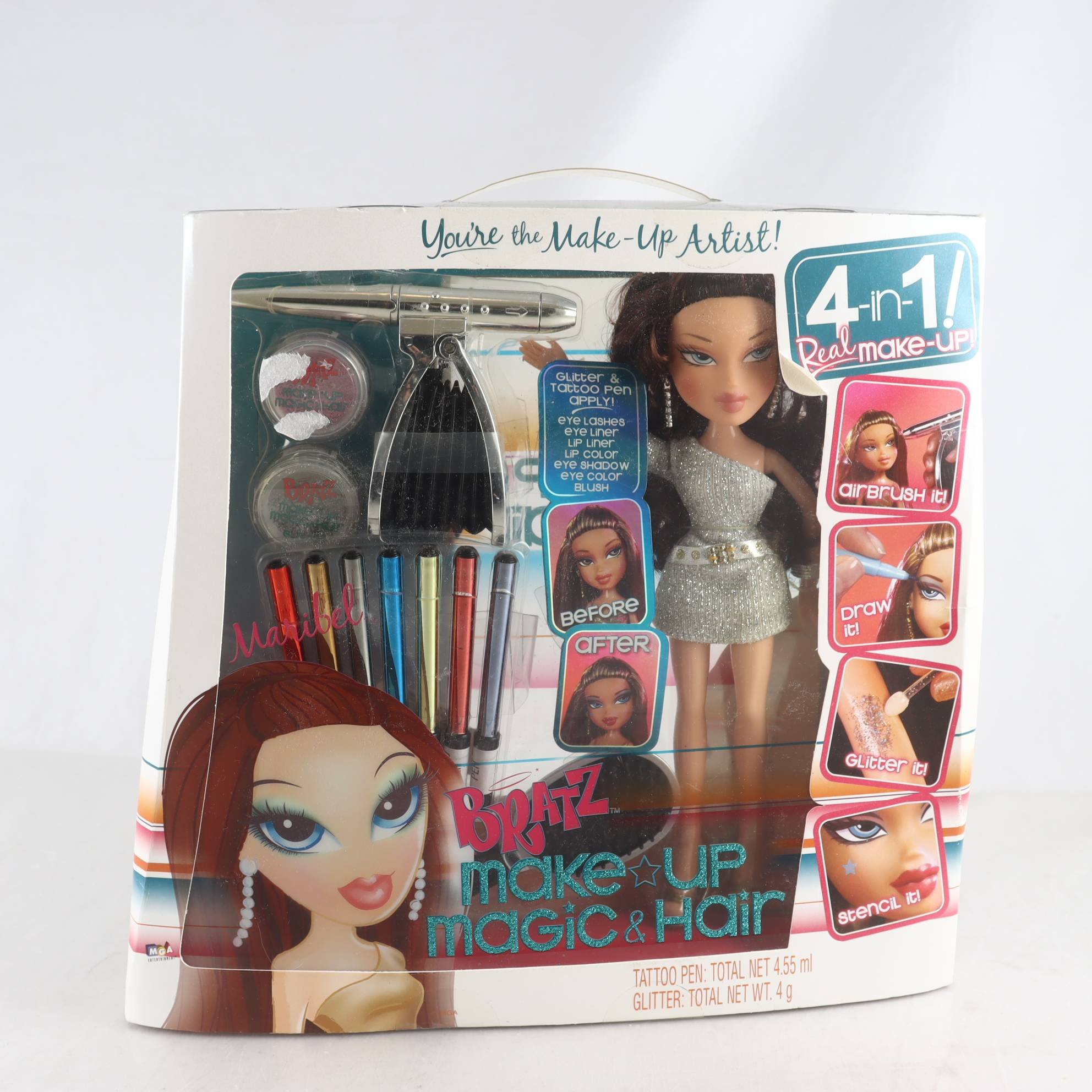 Docka, Bratz, Make up magic hair