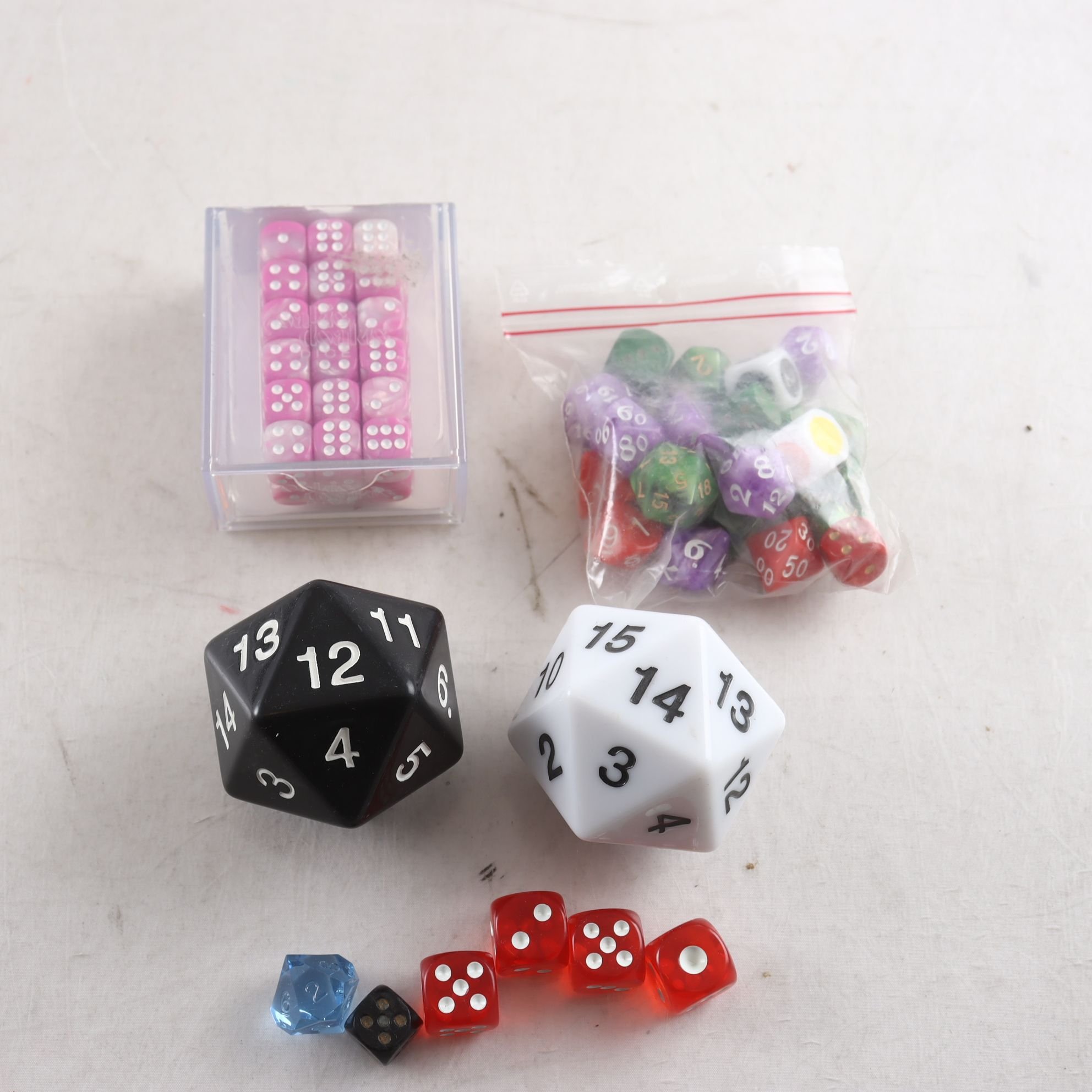 Tärningar, Speltärningar, för rollspel etc