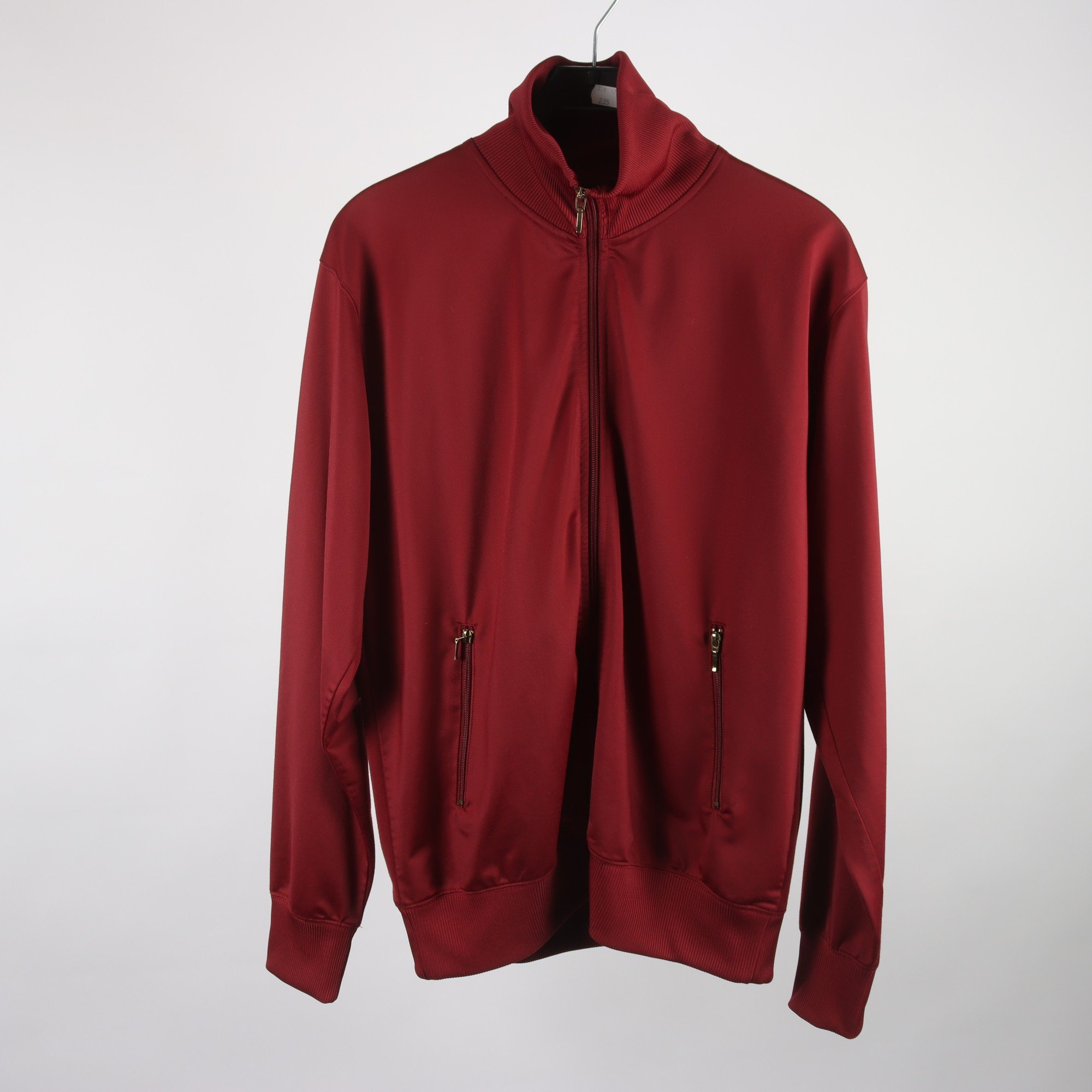 Träningsjacka, Poco Loco, vinröd, stl. XL.