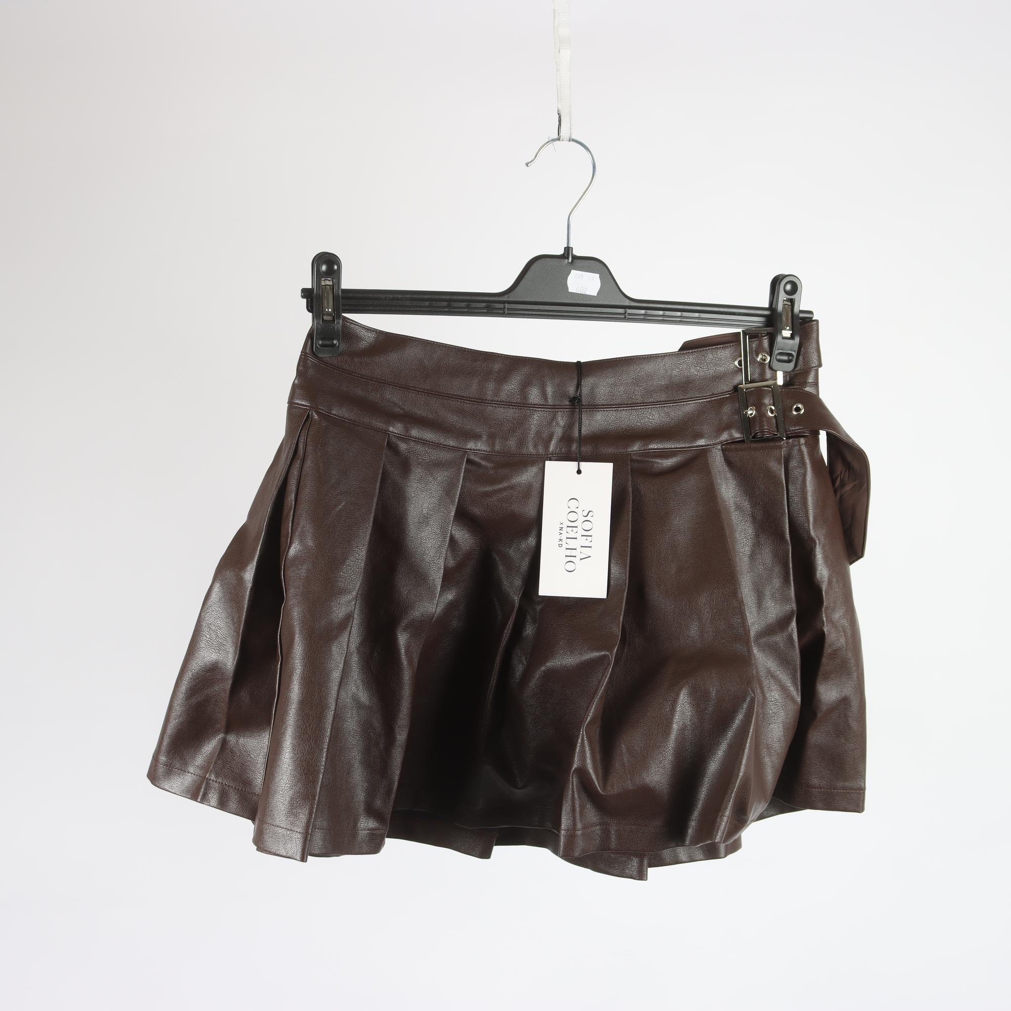 Kjol, Sofia Coelho x. Na-Kd, brun, stl. 38.