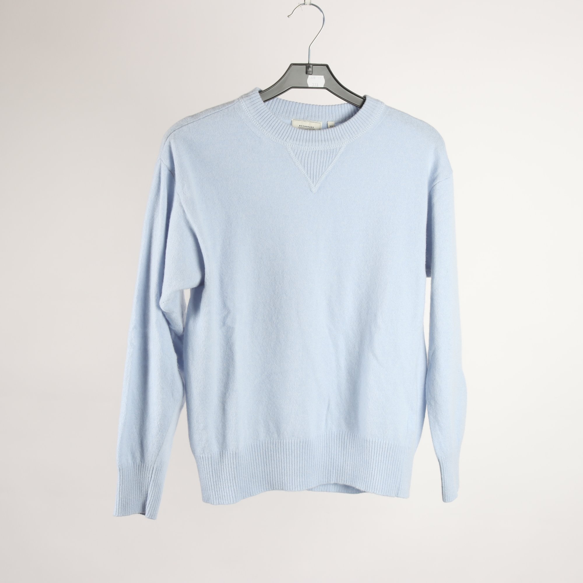 Tröja, Boomerang, blå, 100% ull, stl. XS.