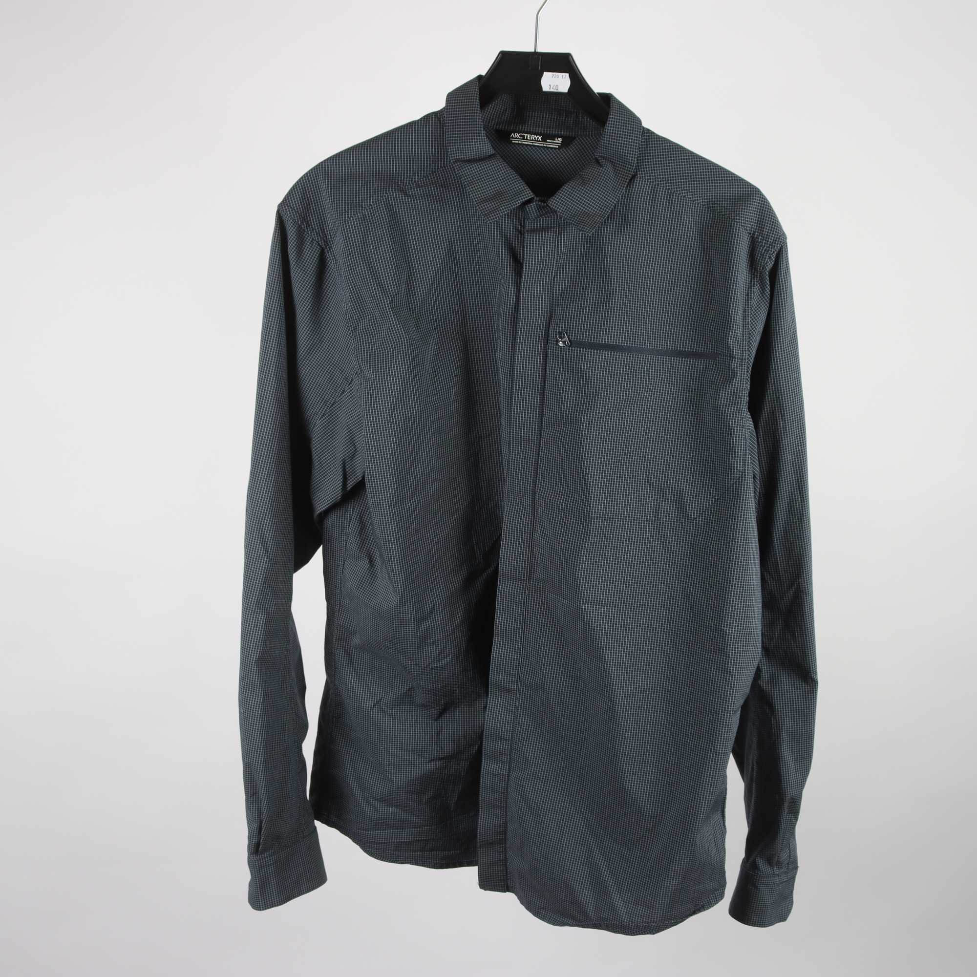 Skjorta, Arcteryx, blå, rutig, stl. L