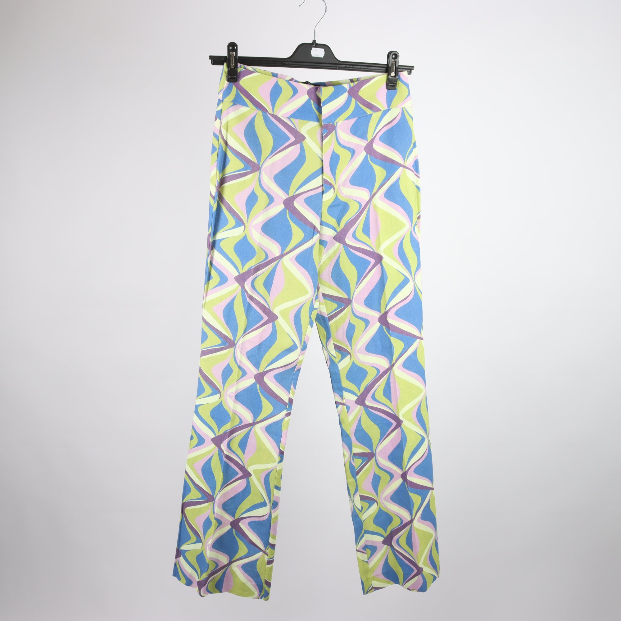 Byxor, Zara, blålia, grön, stl. M.