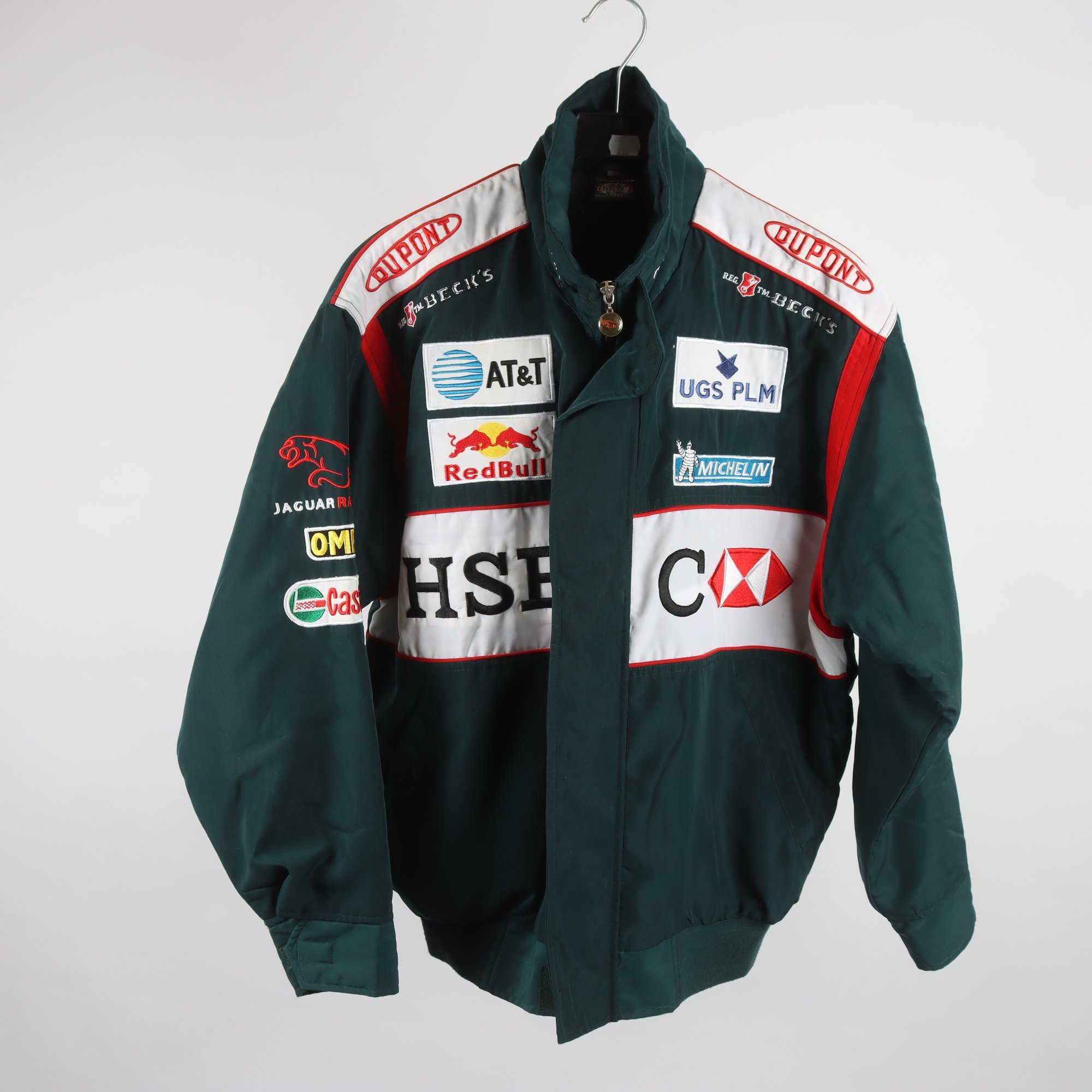 Täckjacka, Jaguar Racing, grön, slt. M.