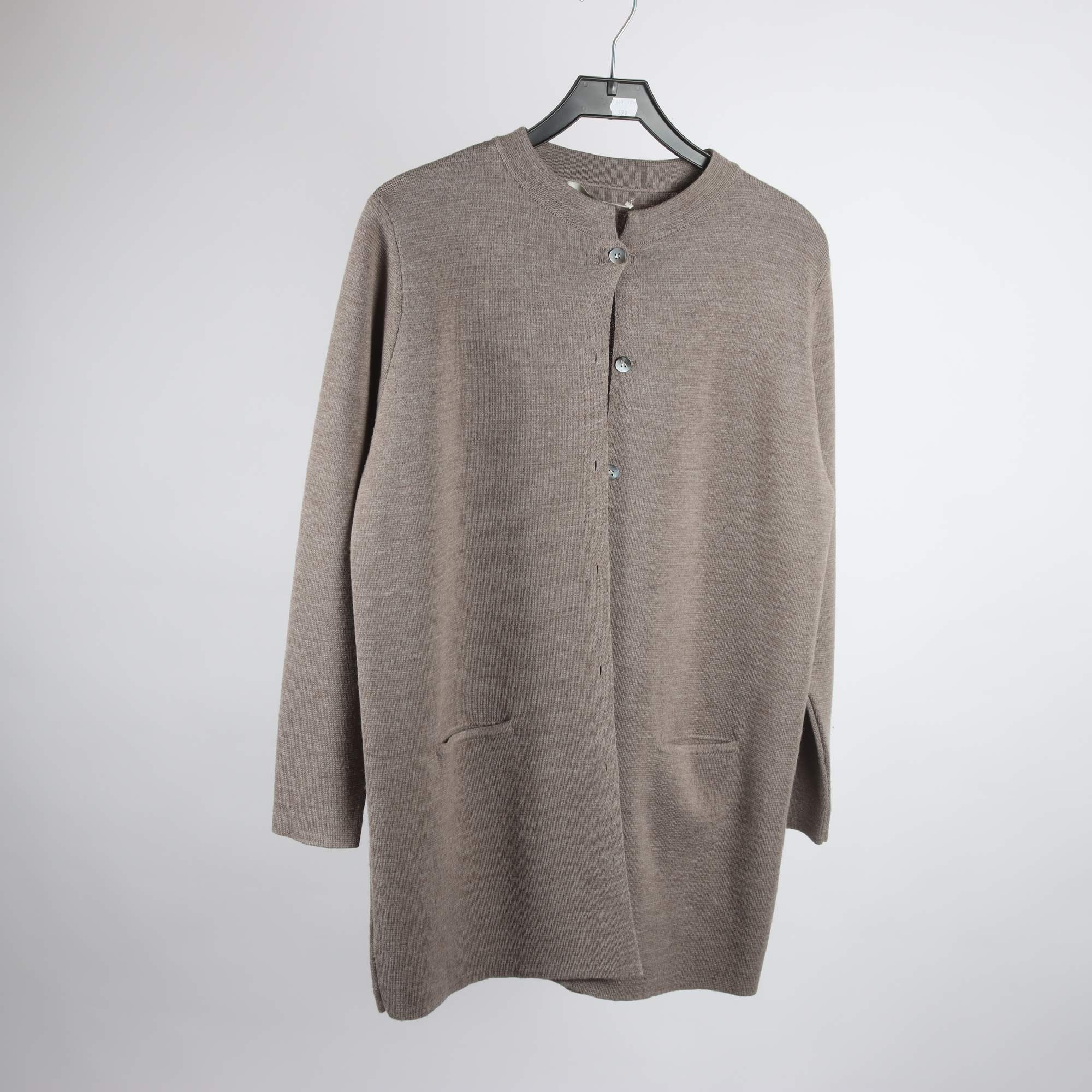 Kofta, Sibin Linnebjerg, beige, ullmix, stl. L.