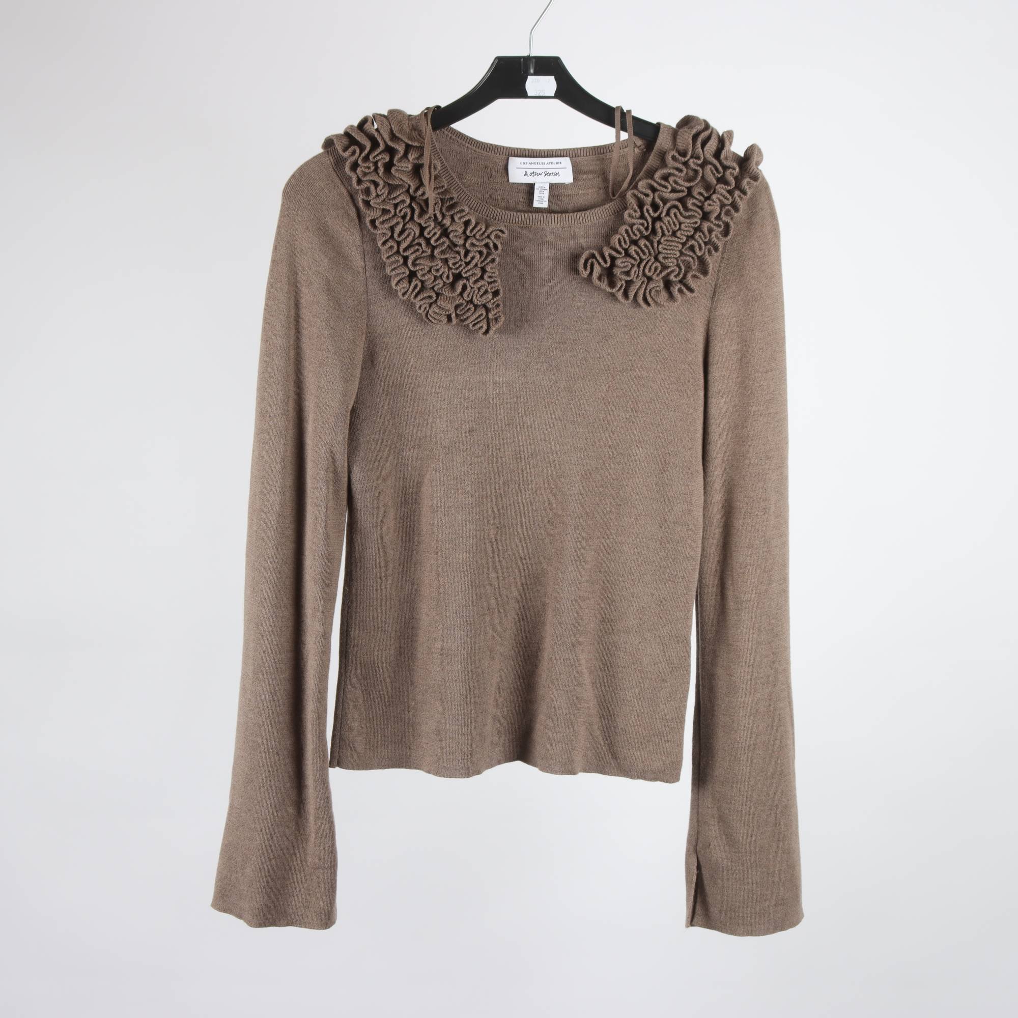 Tröja, & Other Stories, beige, ullmix, stl. M.