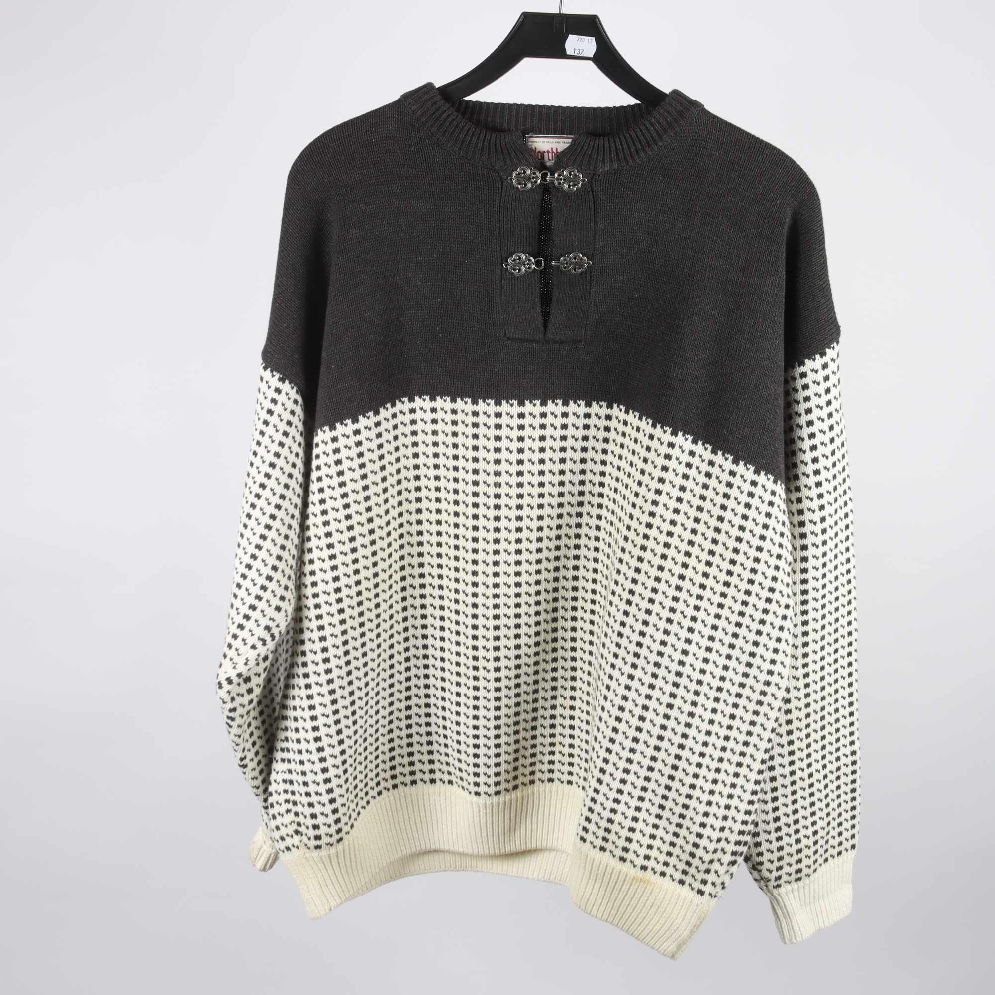 Tröja, Northbrook, svart, vit, stl. XXL