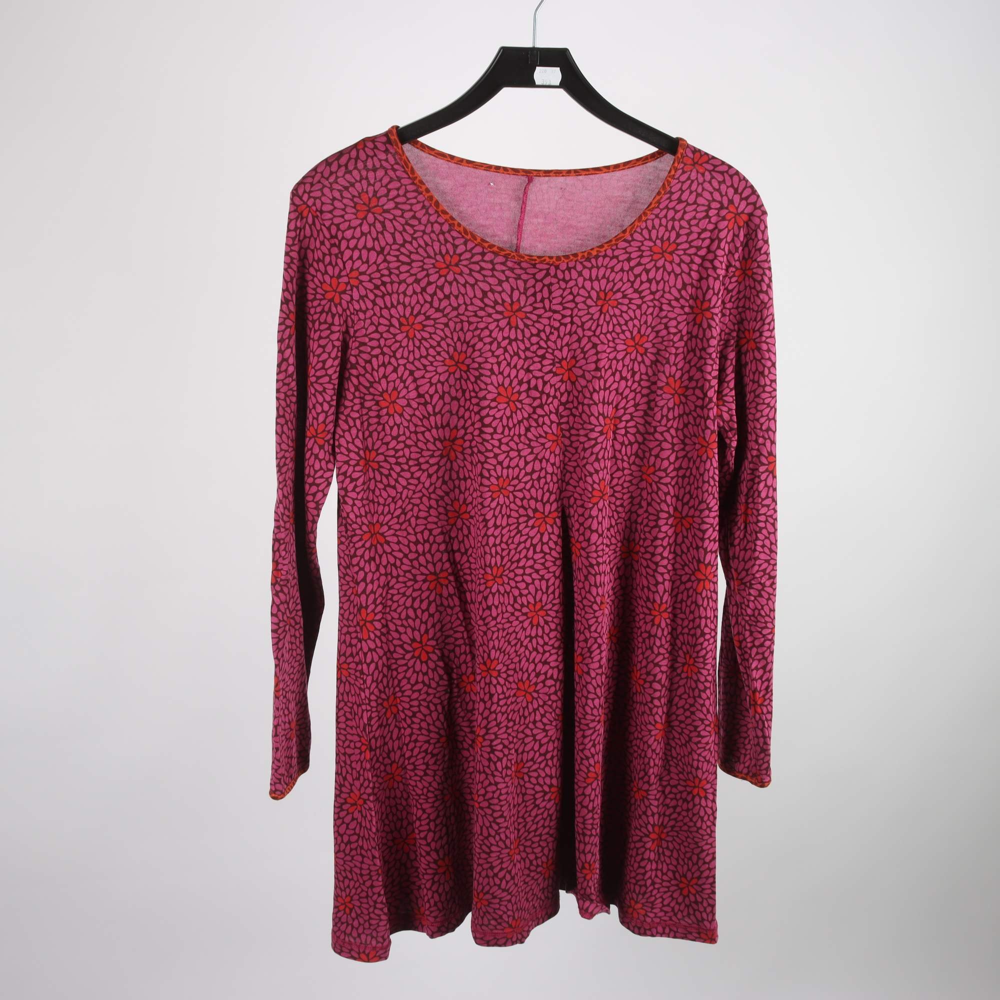 Tröja/tunika, Gudrun Sjödén, rosa, röd, stl. ca. M.