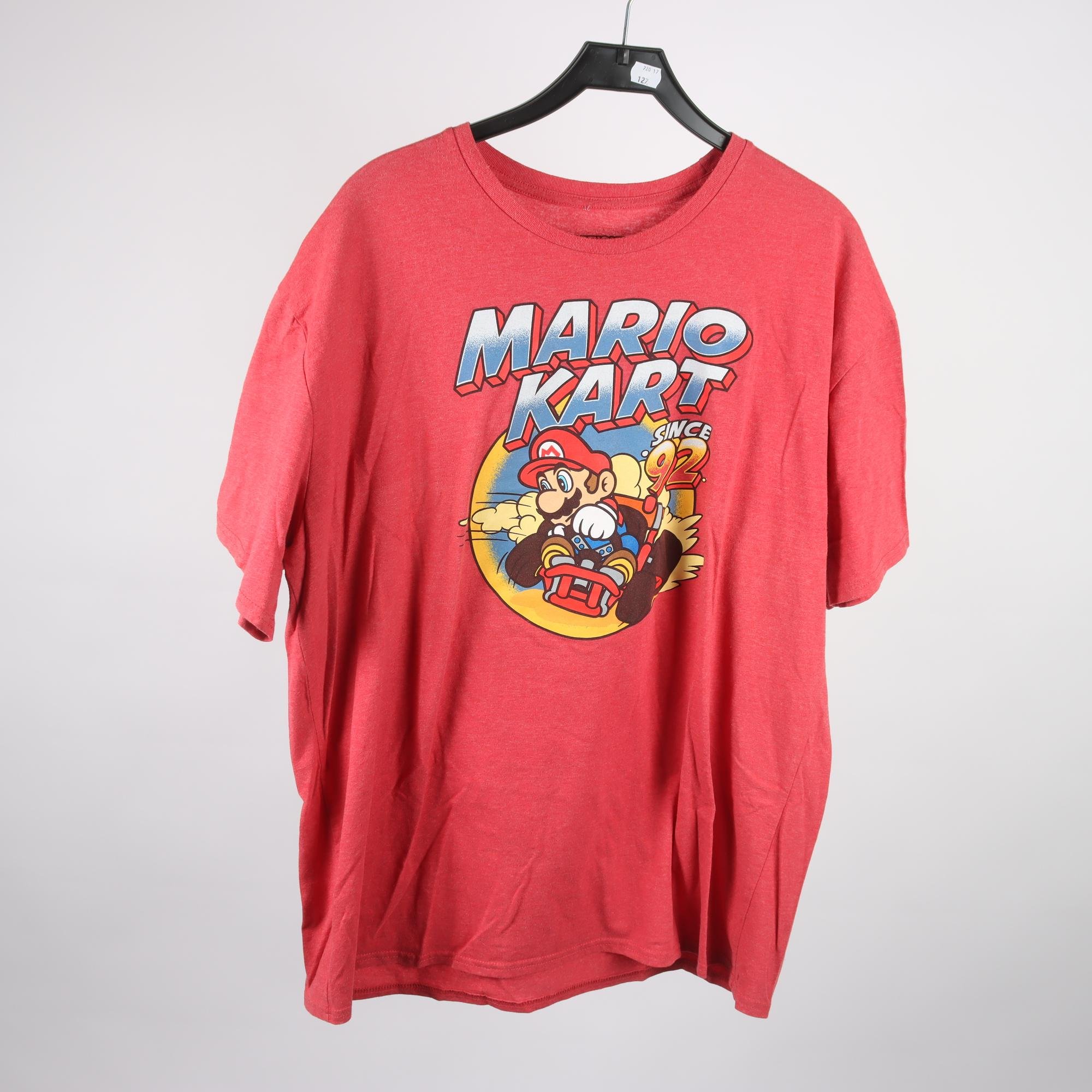 T-shirt, Mario Kart, röd, stl. 2XL