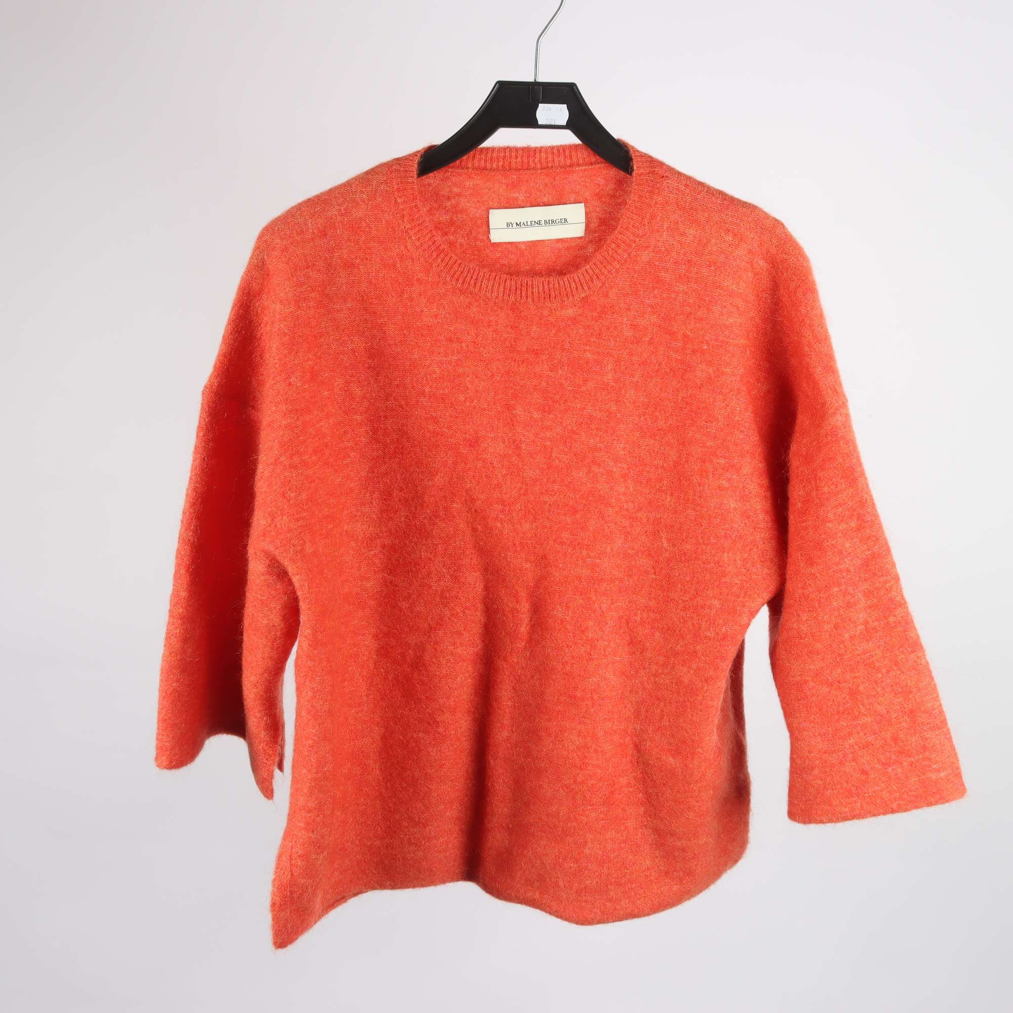 Tröja, By Malene Birger, orange, ull, kidmohair, stl. XS.