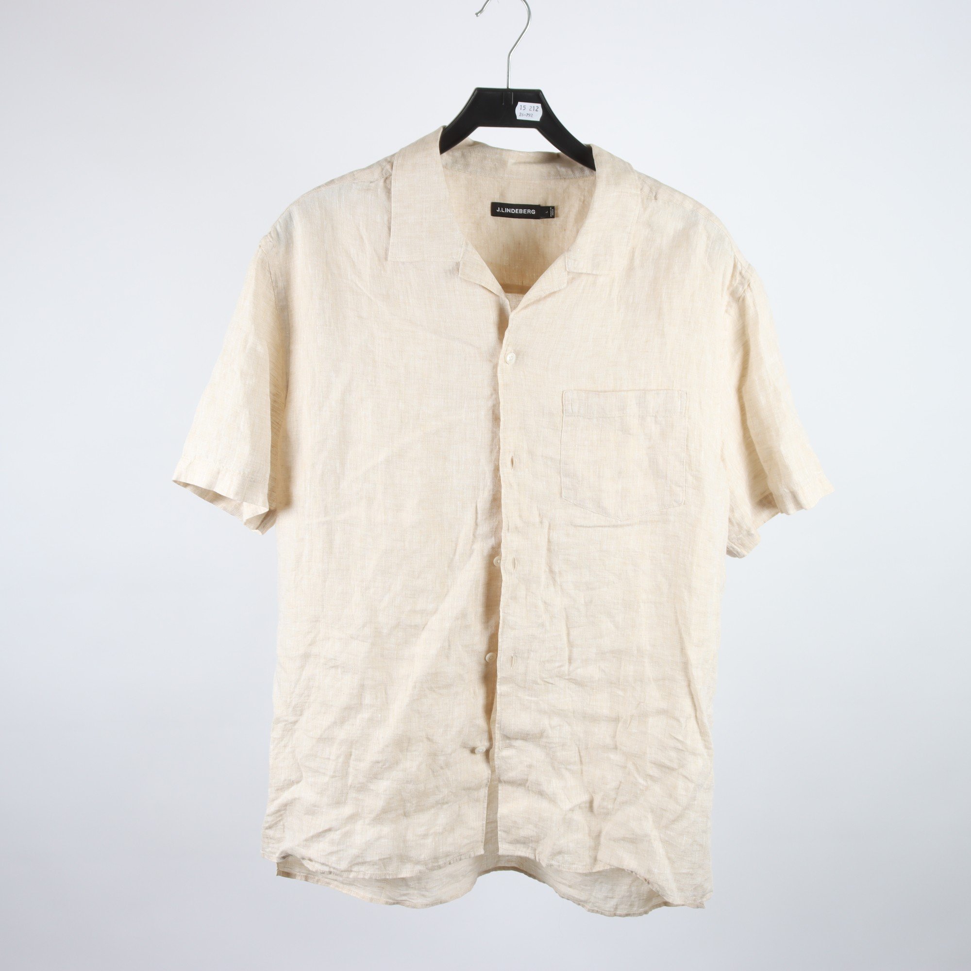 Skjorta, J. Lindeberg, 100% lin, stl. L