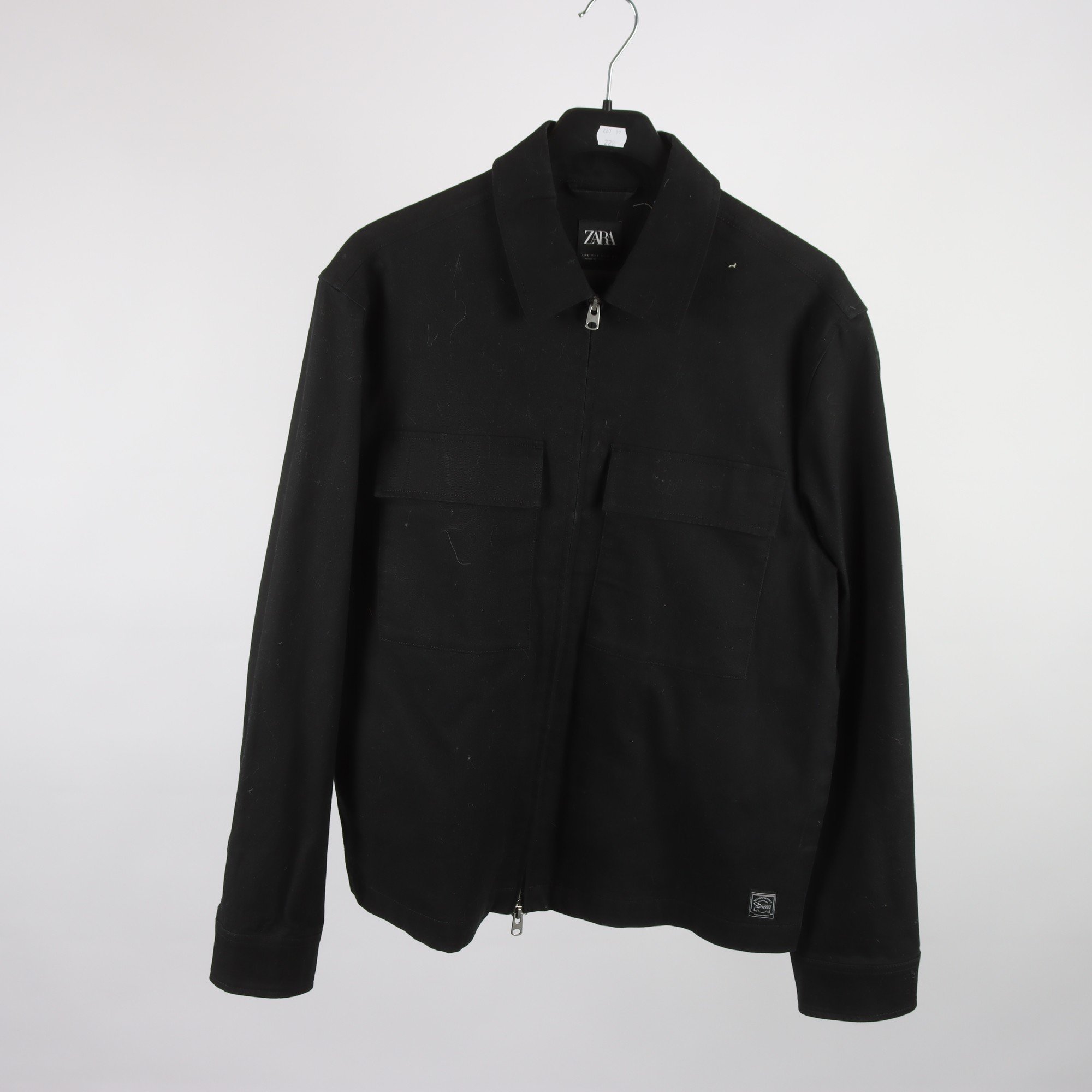 Skjortjacka, Zara, svart, stl. L.