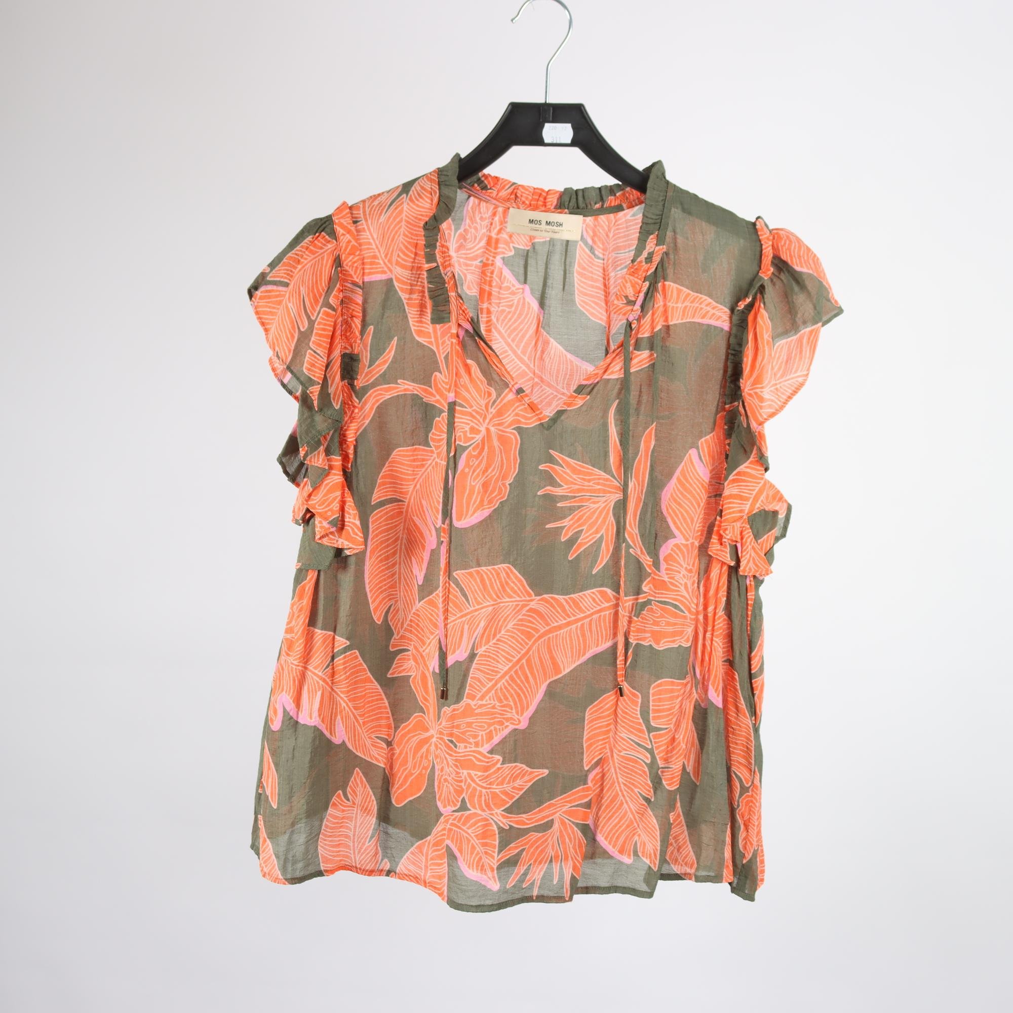 Blus, Mos Mosh, grön, orange, stl. L.