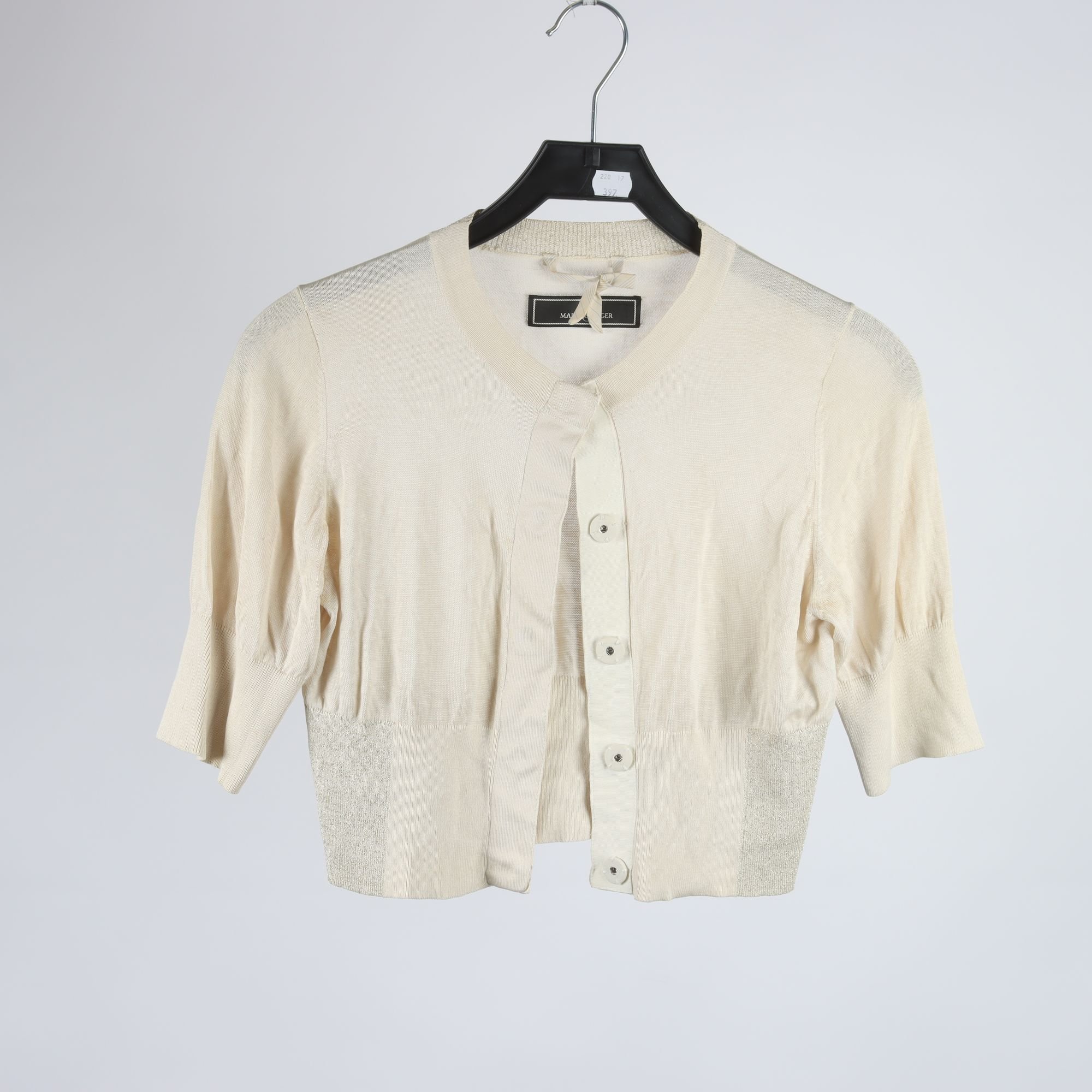 Kofta, By Malene Birger, beige 75% silke, stl. M.