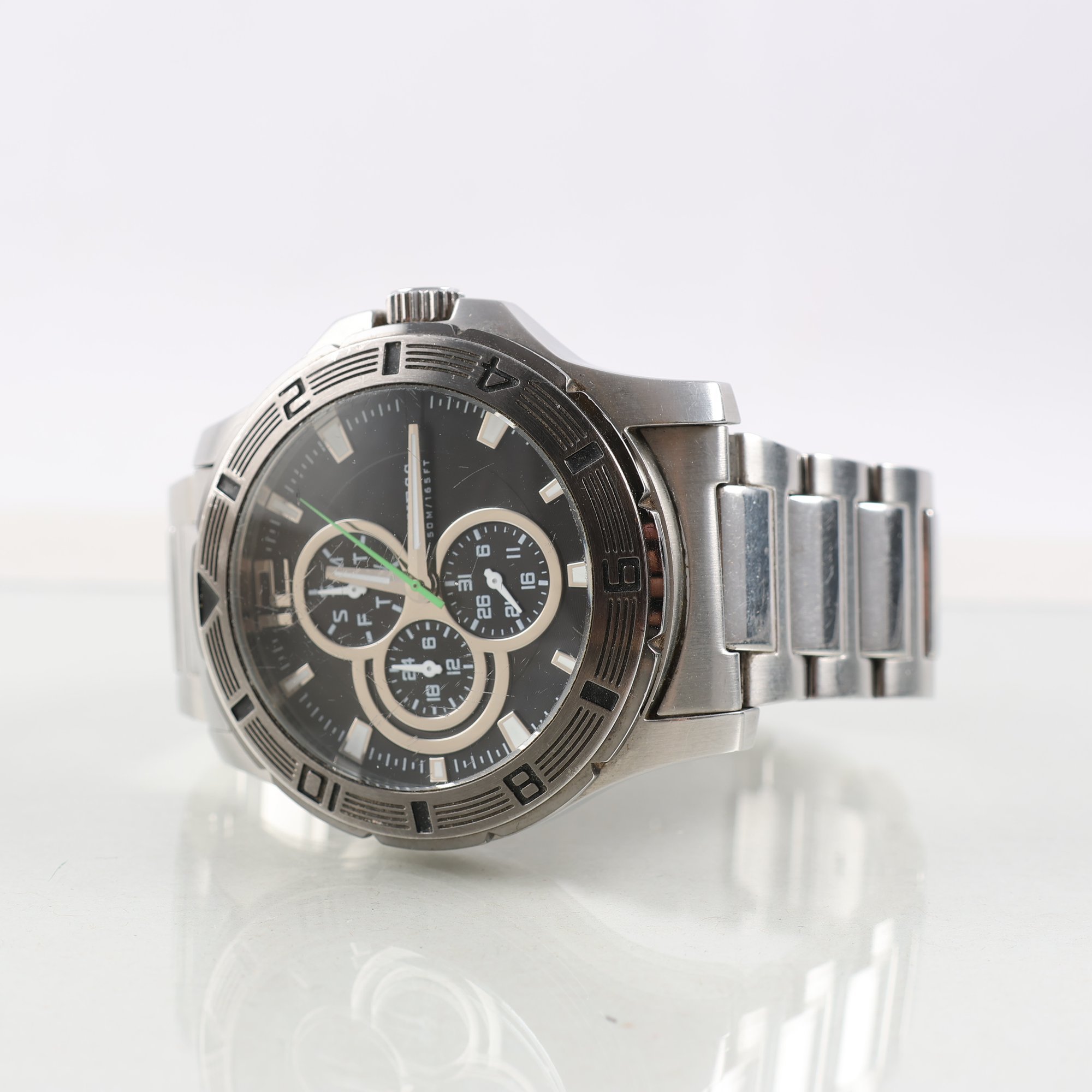 Armbandsur, Guess, quartz, stål, herr