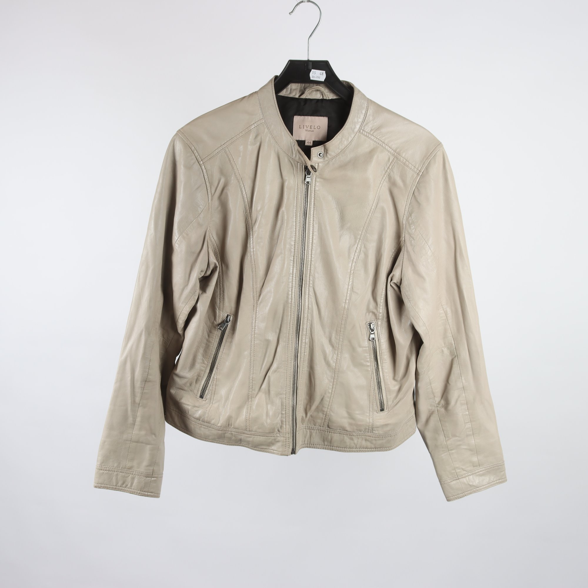 Skinnjacka, Livelo, 100% lammskinn, stl. 44