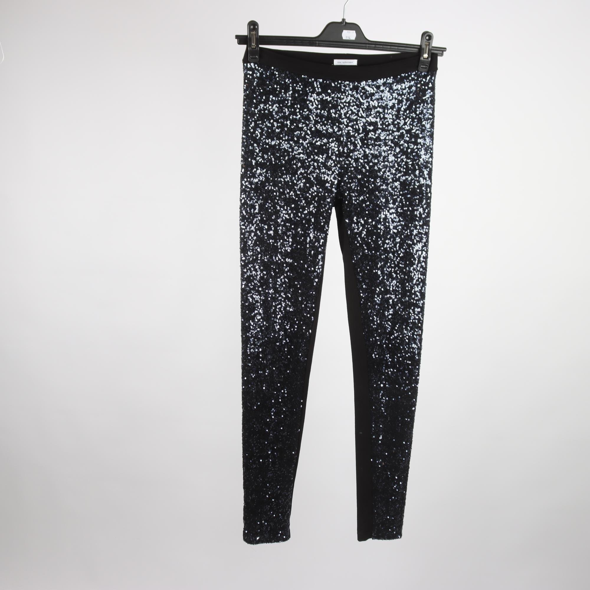 Byxor, Ida Sjöstedt, svart, paljetter, stl. S