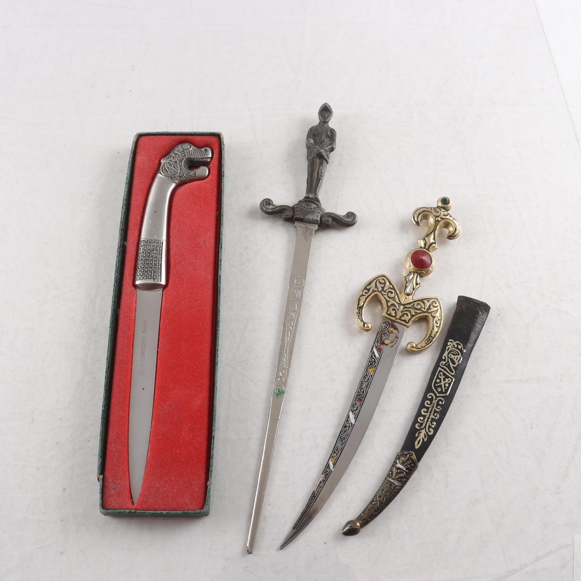 Brevknivar, Bla. Drake & riddare