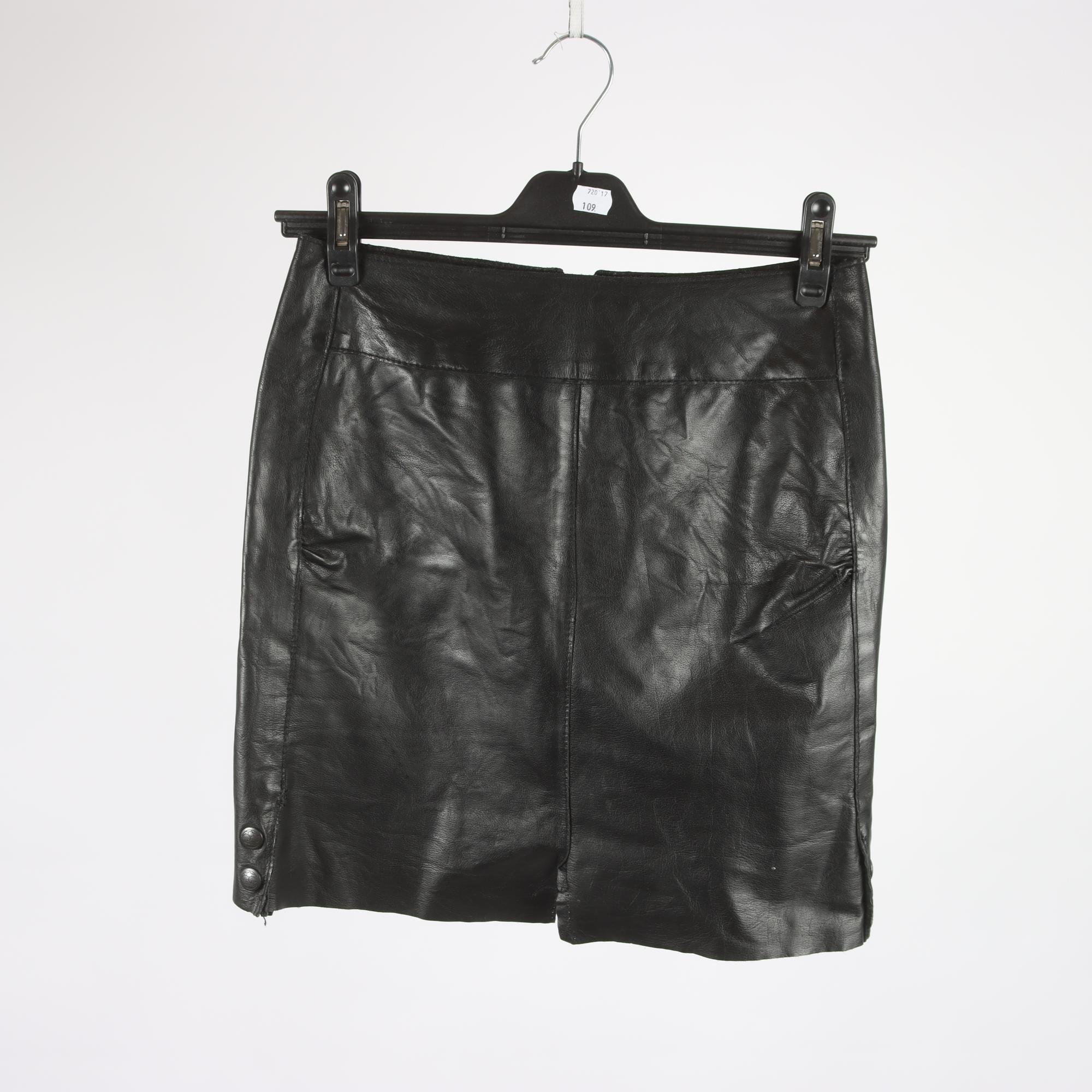 Skinnkjol, Dagmar, svart, stl. 36