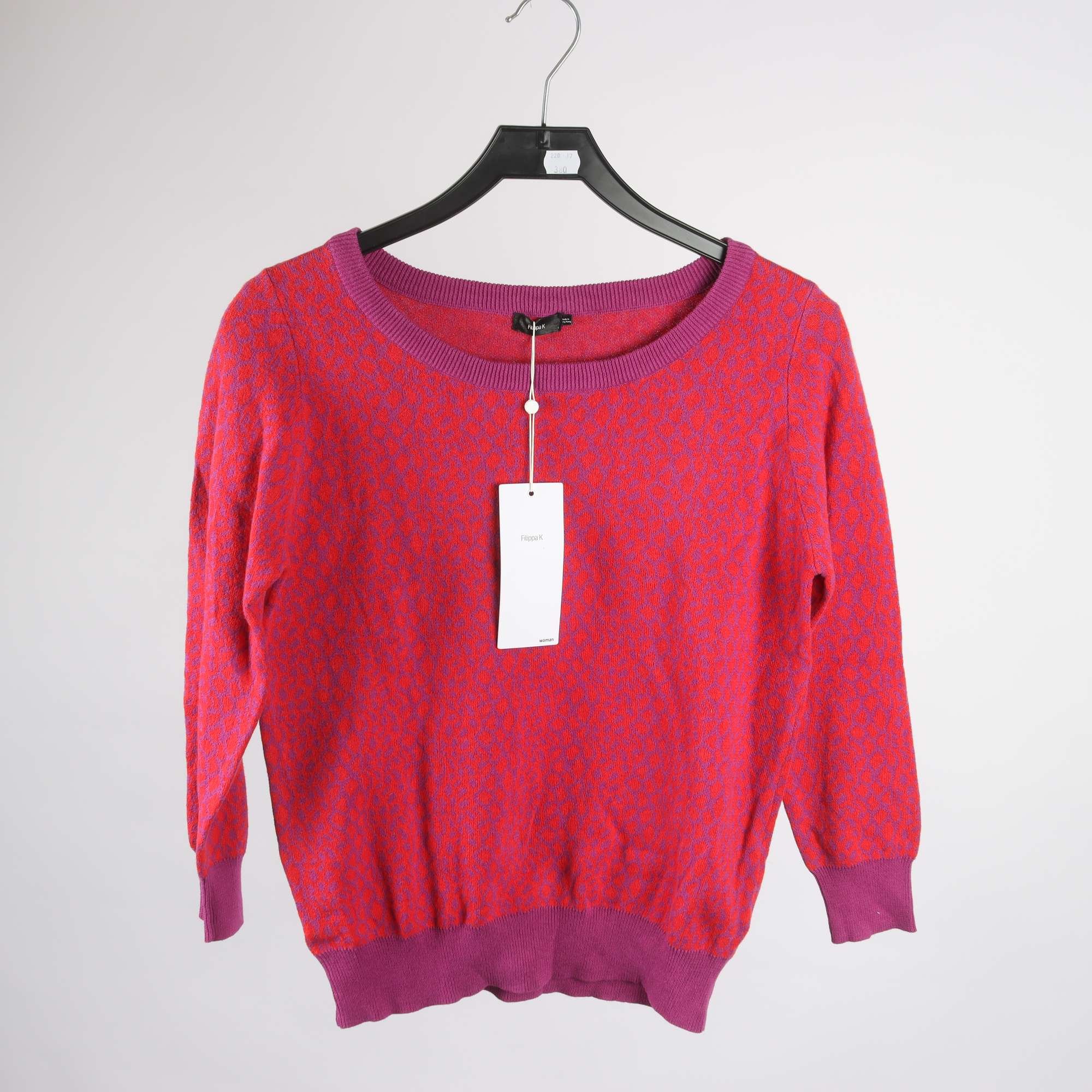 Tröja, Filippa K, lila, röd, stl. S.