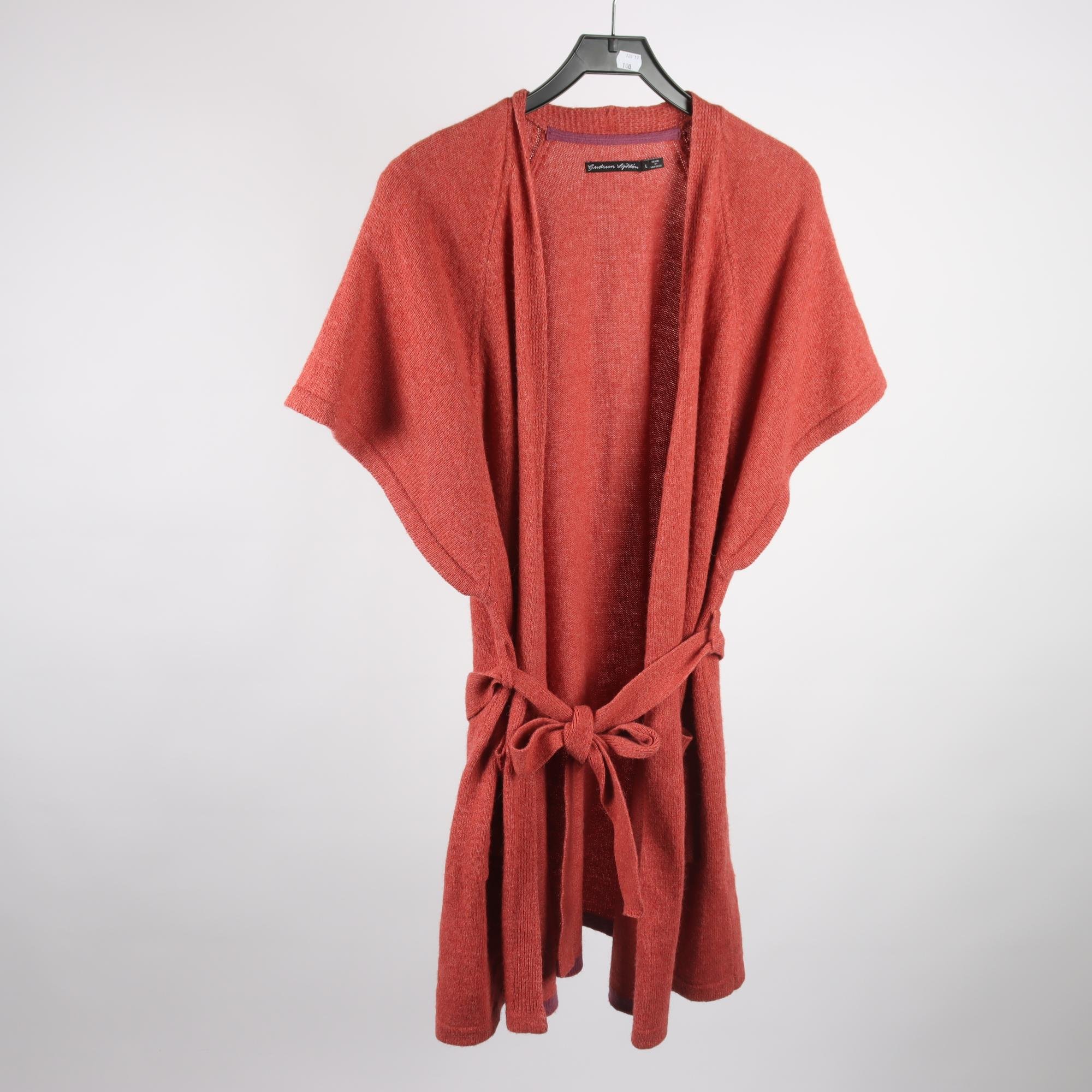 Kofta, lång, Gudrun Sjödèn, terracotta, stl. L