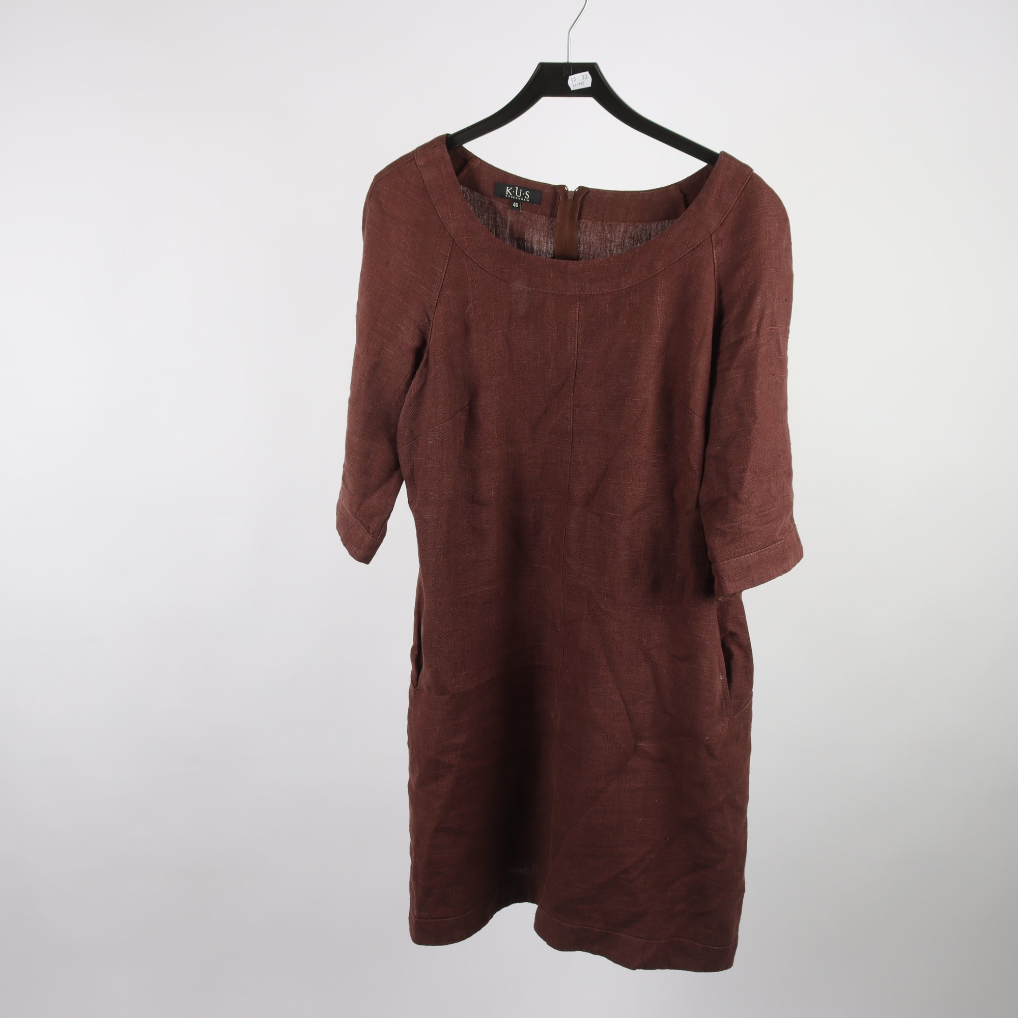 Klänning, KUS, 100% lin, stl. 46