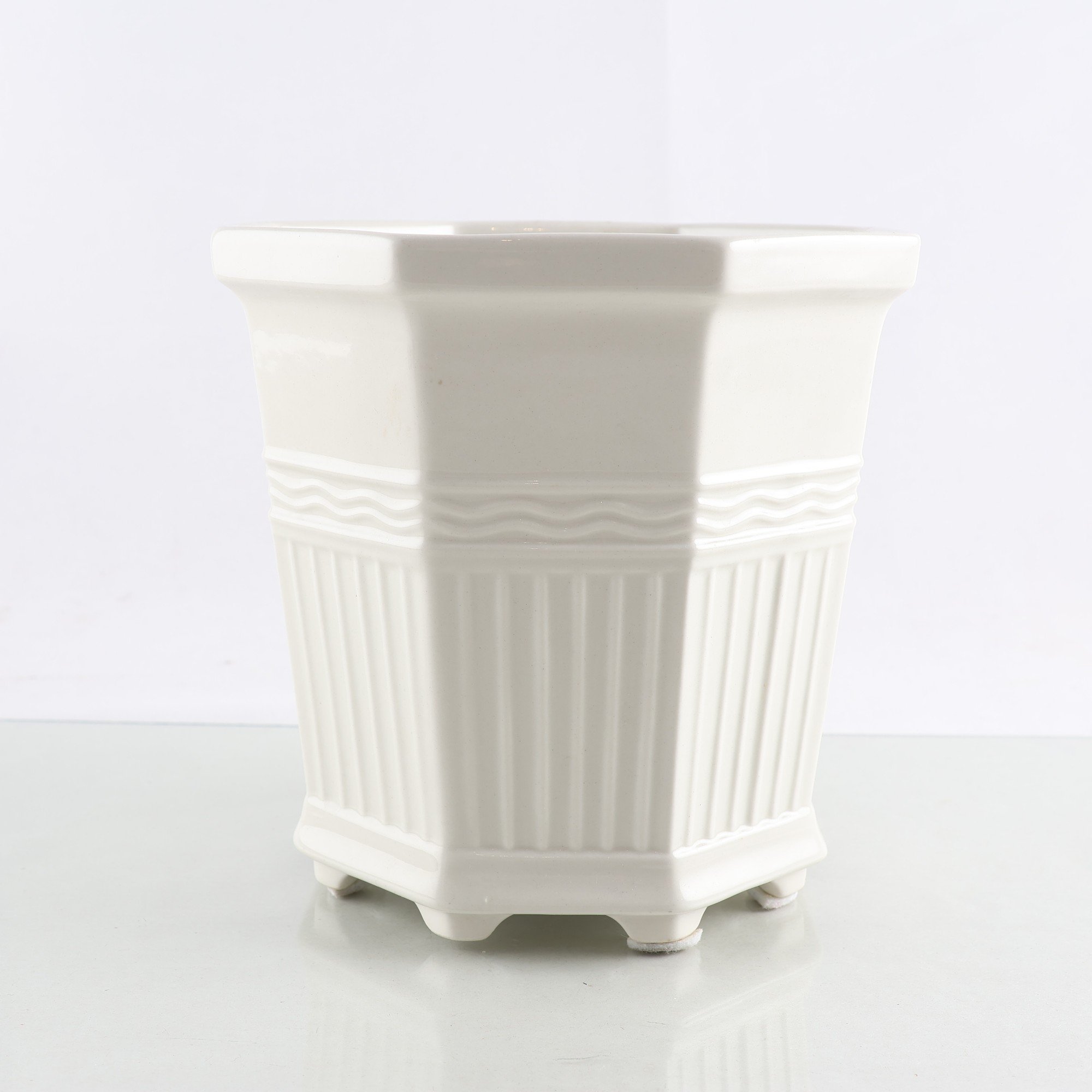 Ytterfoder, poslin, Gustavsberg, 1900-tal. Samfraktas ej.