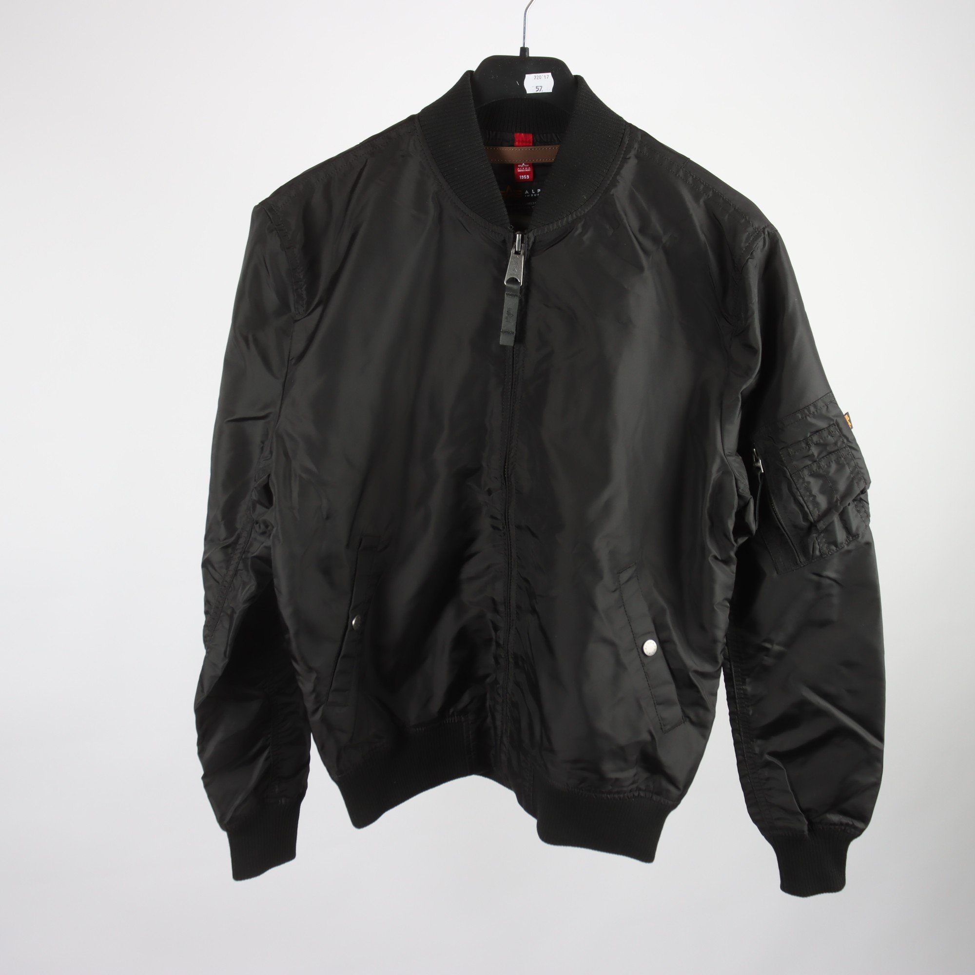 Jacka, Alpha Industries, svart, stl. L