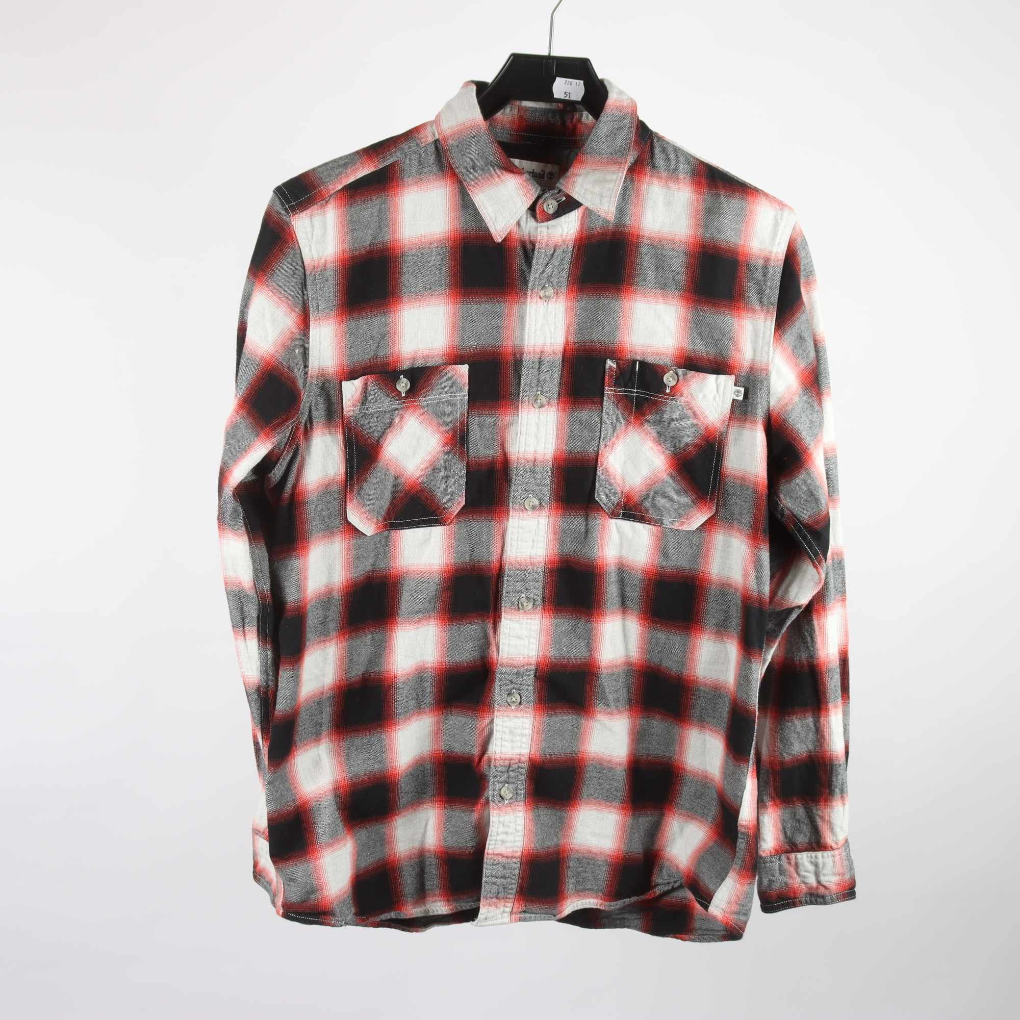 Skjorta, Timberland, svart, vit, röd, stl. S