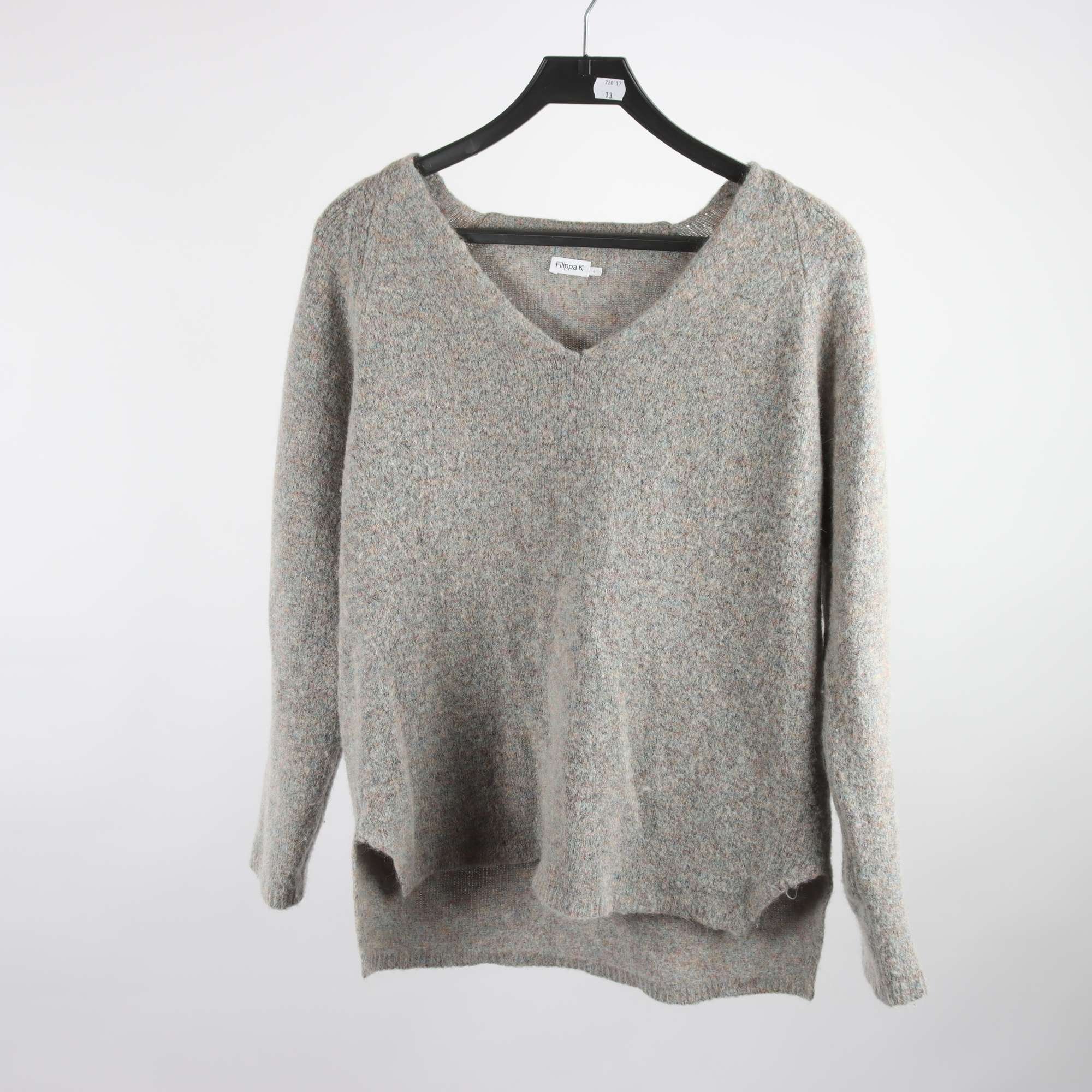 Tröja, Filippa K, grå melerad, stl. L