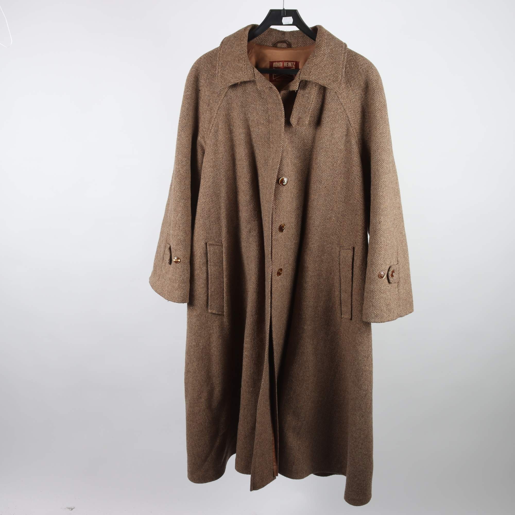 Kappa, Rohdi Heintz x Dixi Coat, brun, ull, stl. 42.