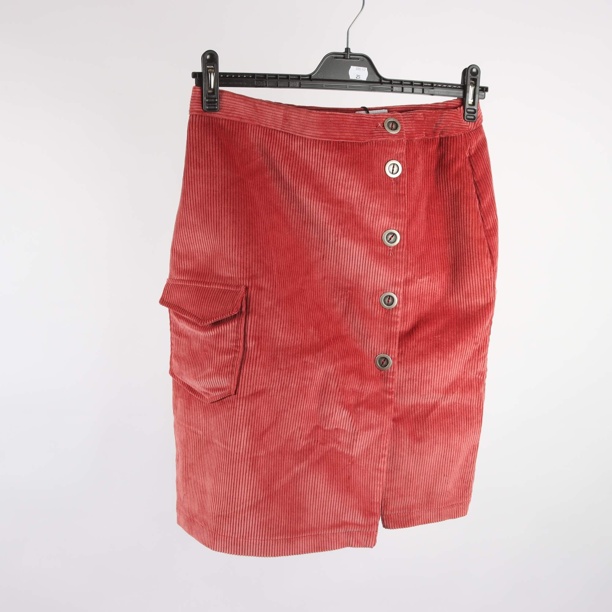 Kjol, Valentine Gauthier, röd, manchester, stl. 40